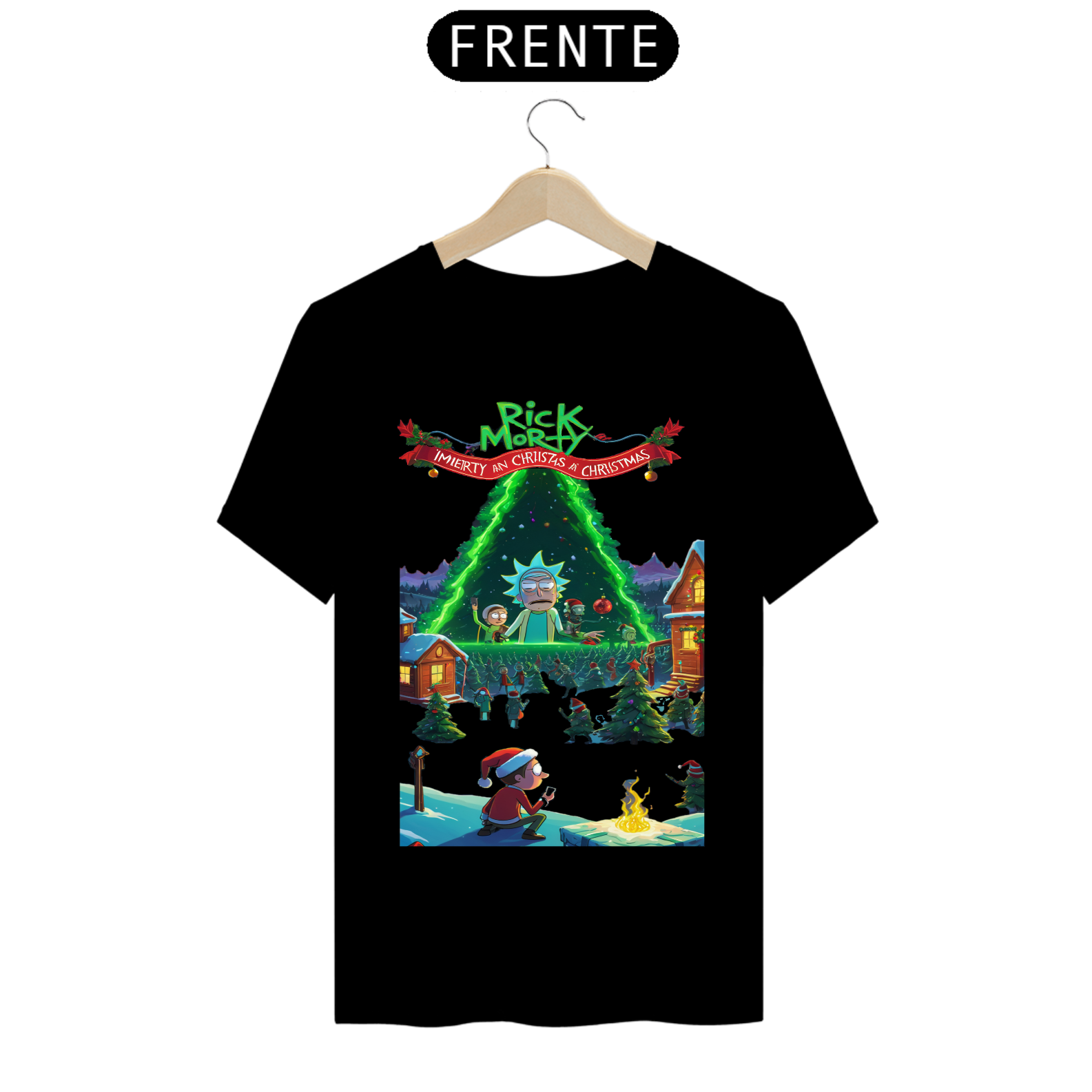 Camisa Prime Rick e Morty Exclusiva de Natal