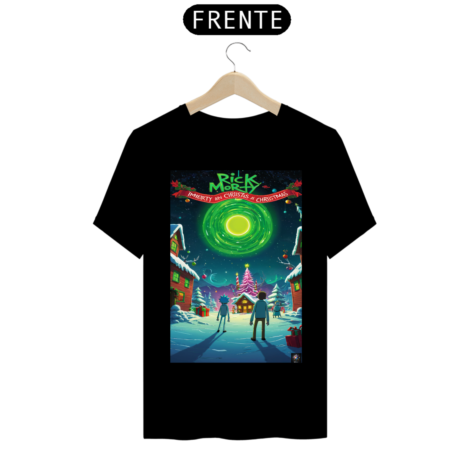 Camisa Prime Rick e Morty Exclusiva de Natal