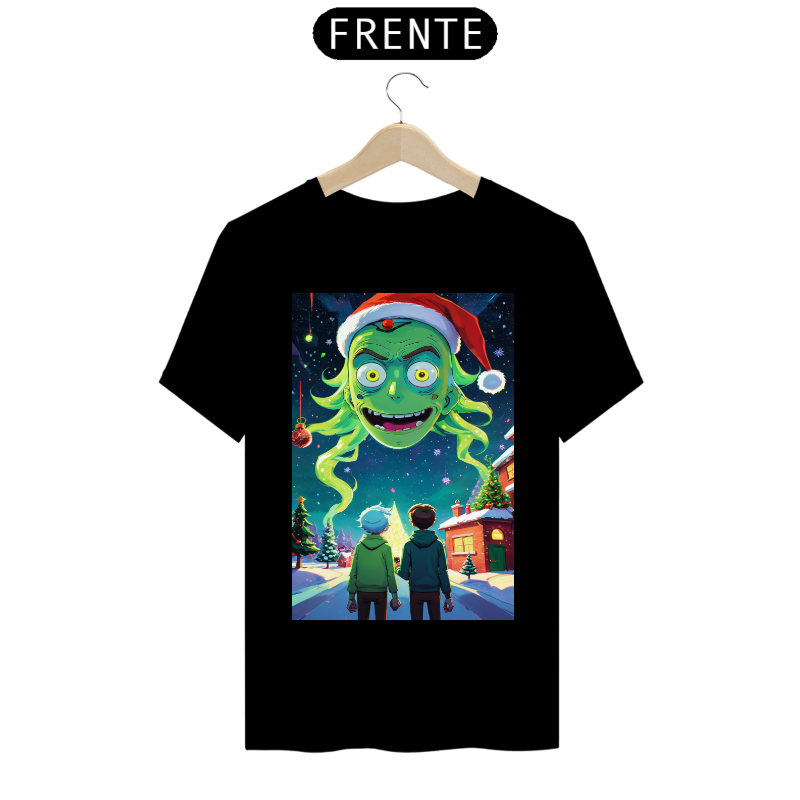 Camisa Prime Rick e Morty Exclusiva de Natal