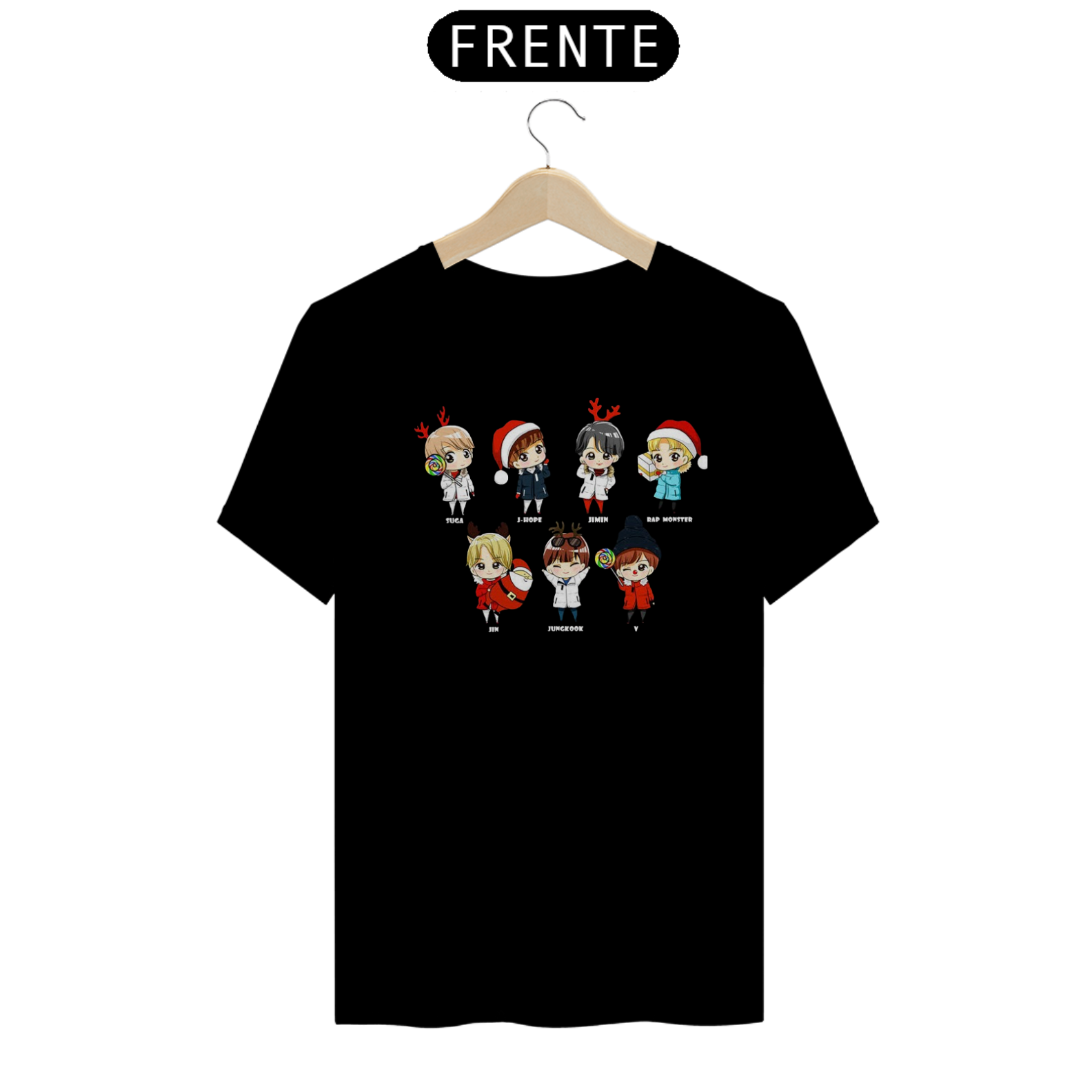 Blusa Natal bts
