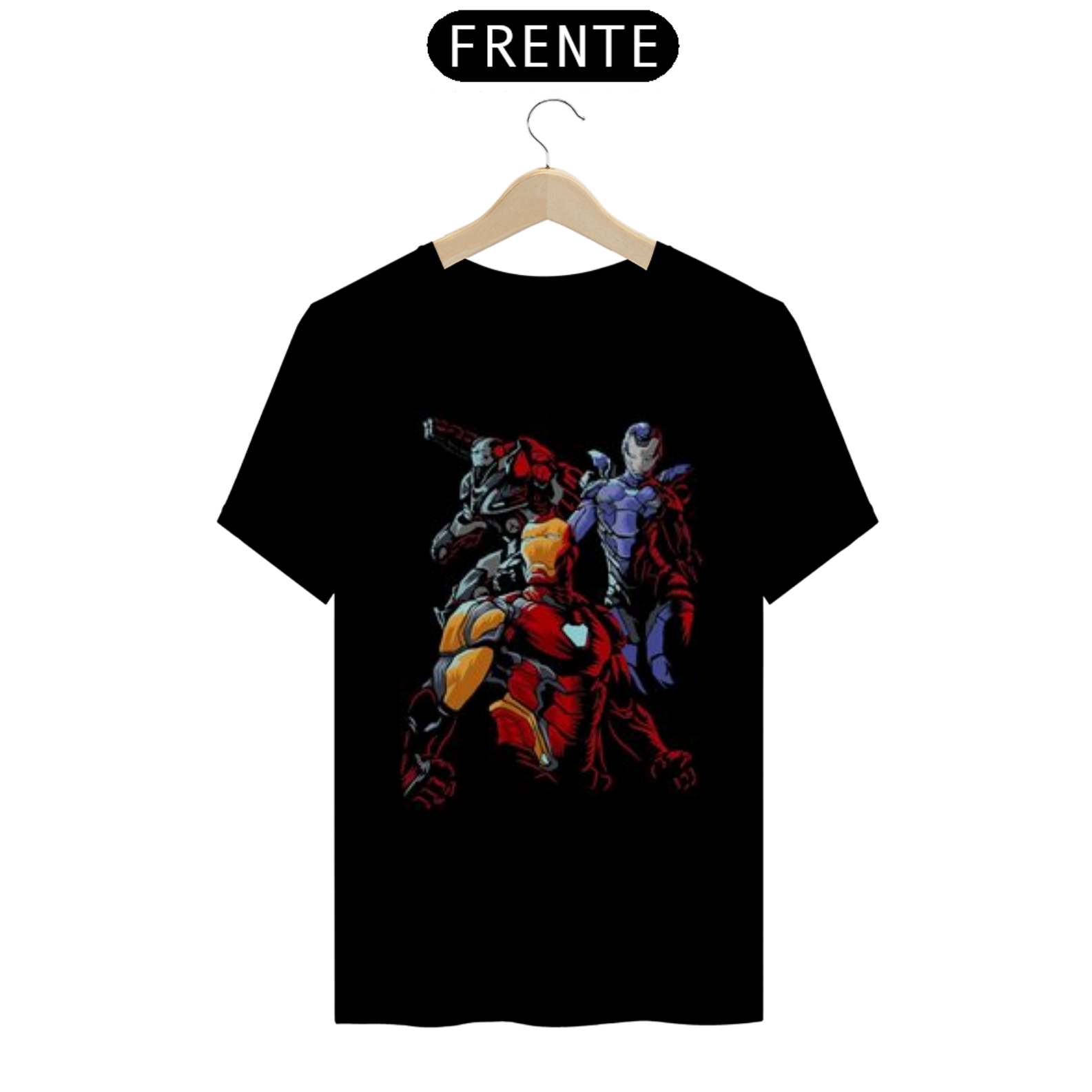 camiseta homem de ferro