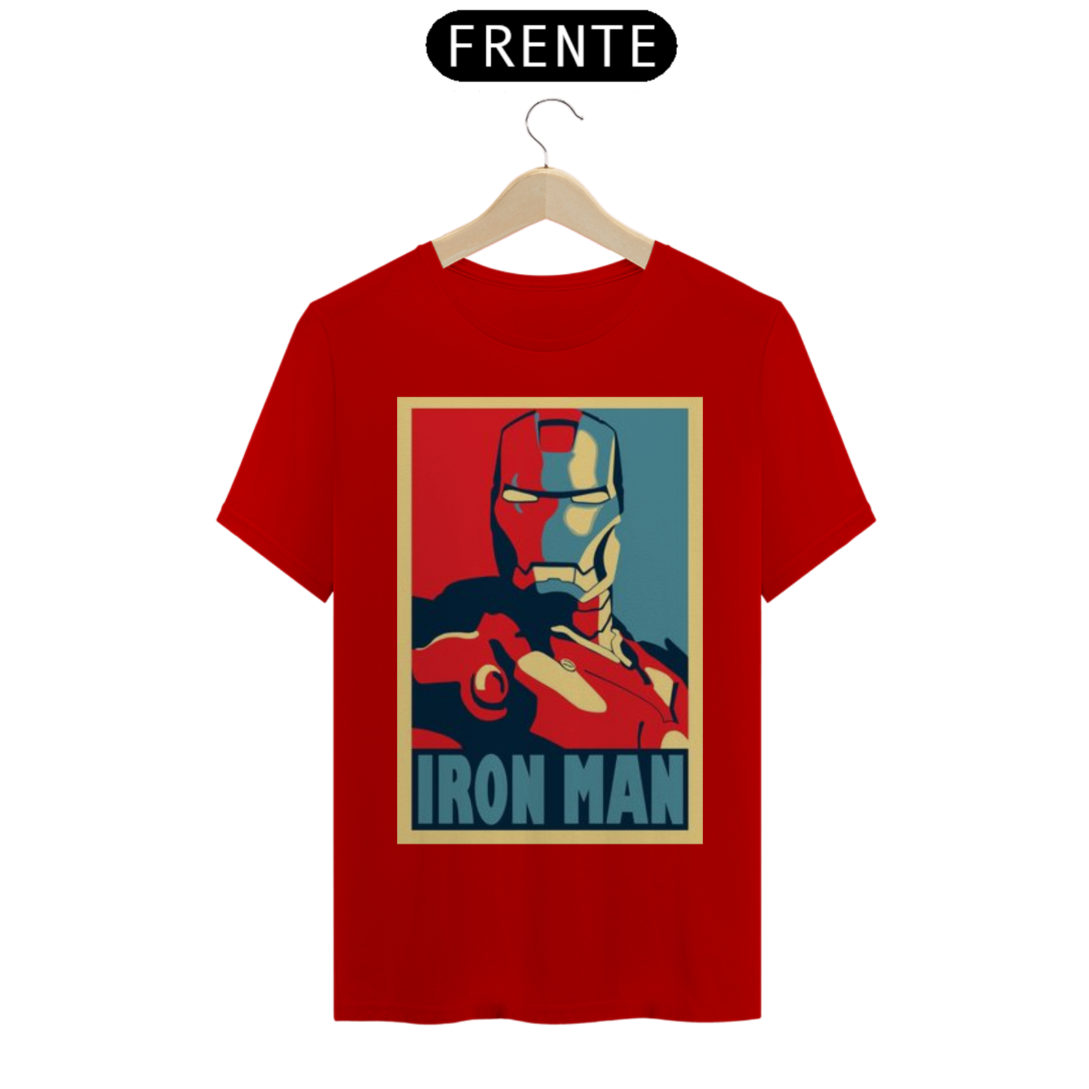 camiseta homem de ferro