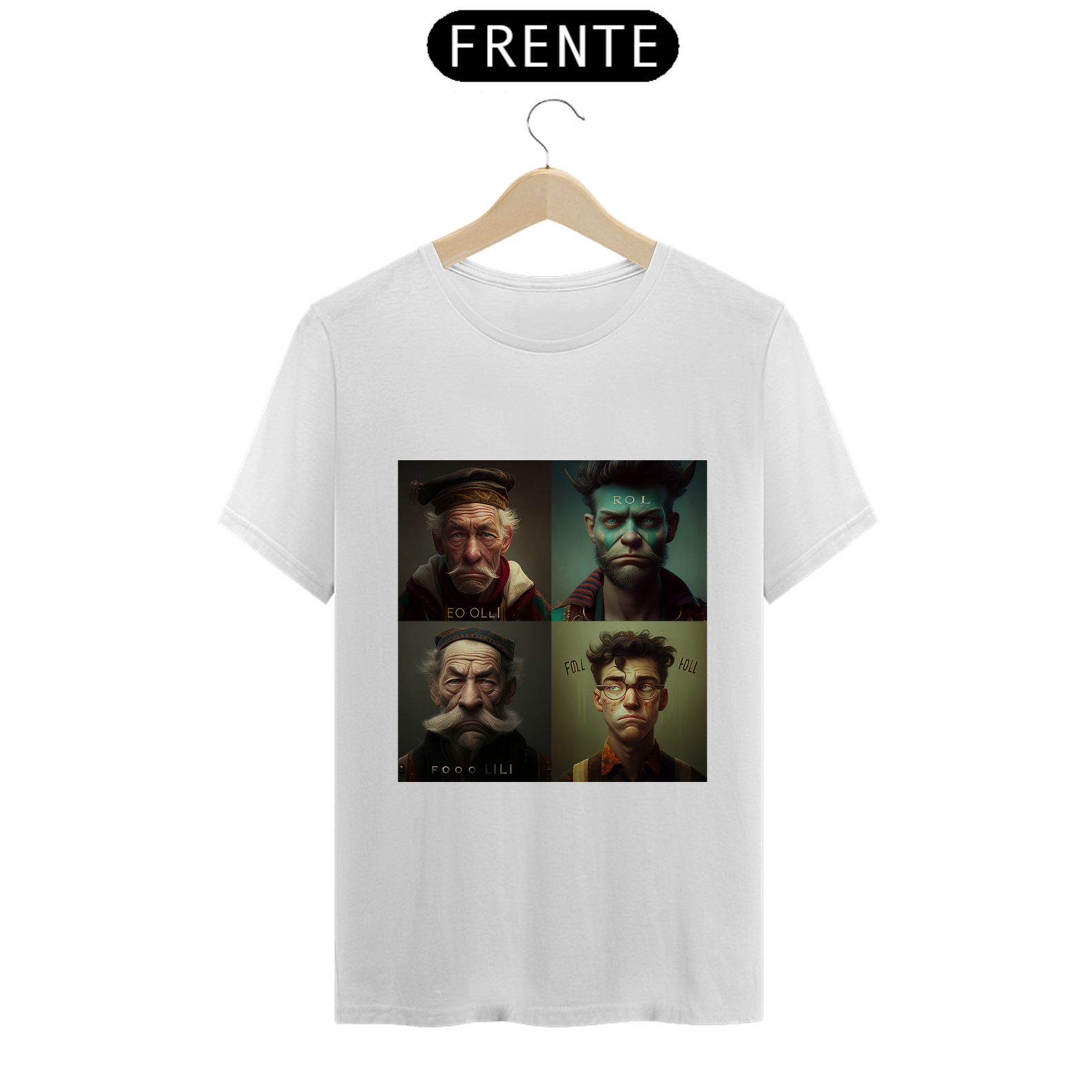 Camiseta Casual T-Shirt Classic estilo Dark