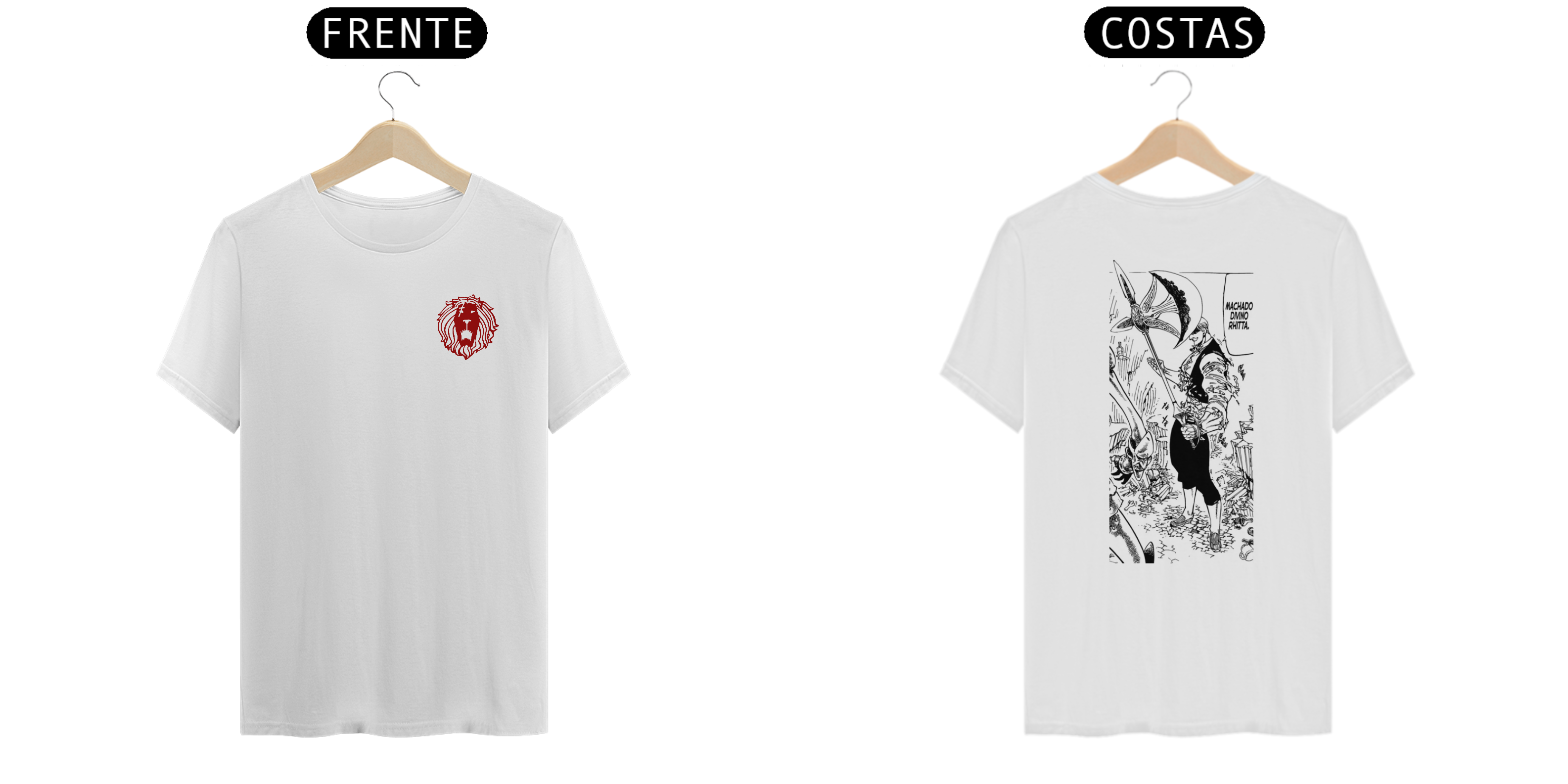 Camiseta Casual T-Shirt Classic ( Anime Escanor )