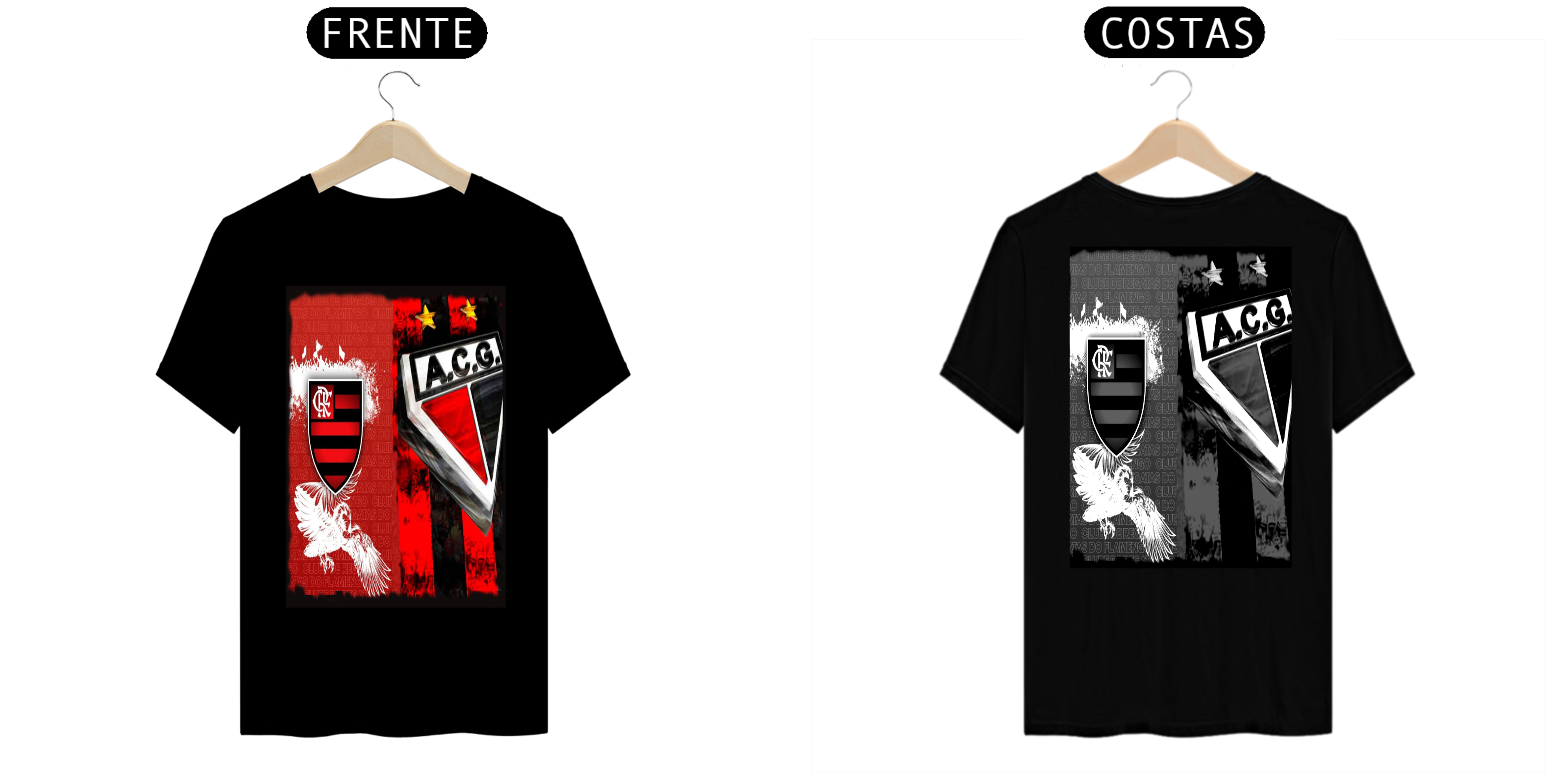 Camiseta do Atletico Goianiense e Do Flamego
