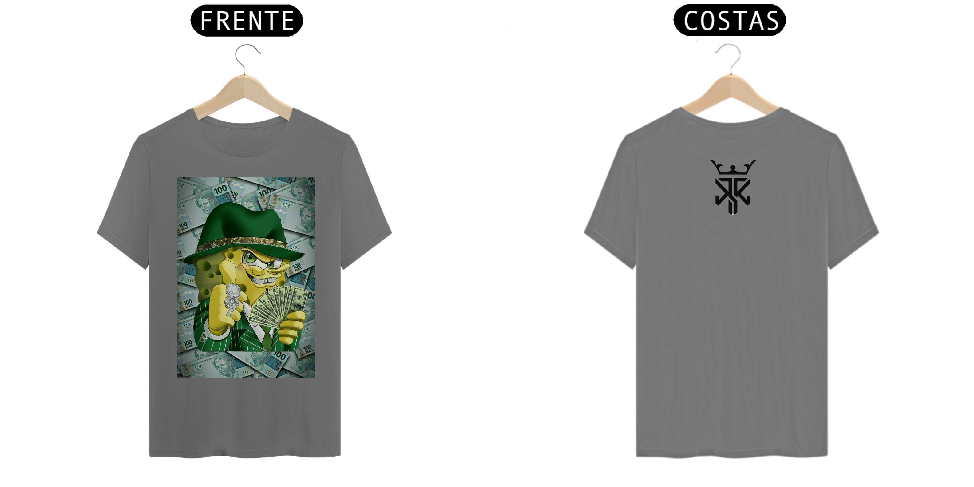 Nome do produto  Camiseta Bob sponja