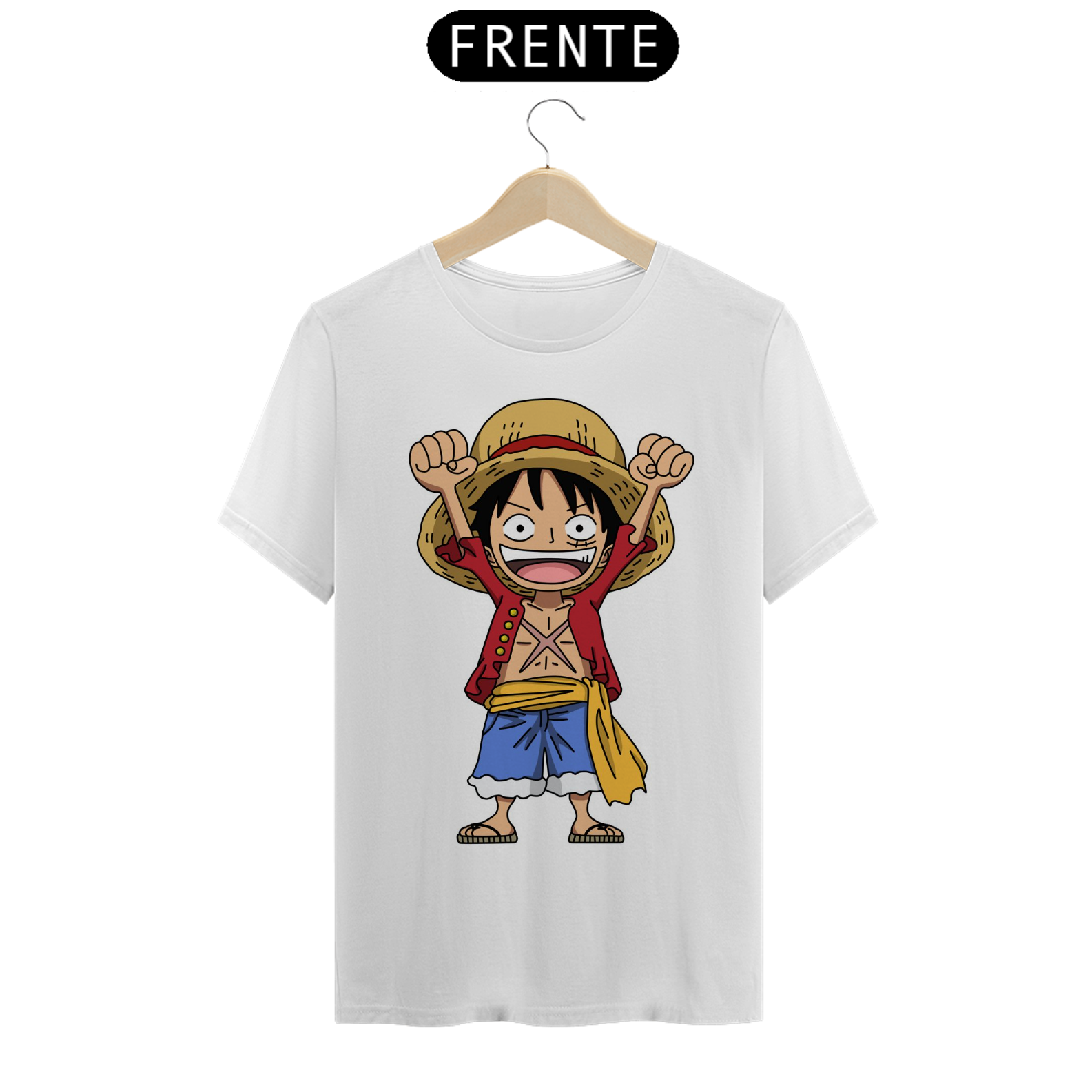 Camiseta Luffy Happy