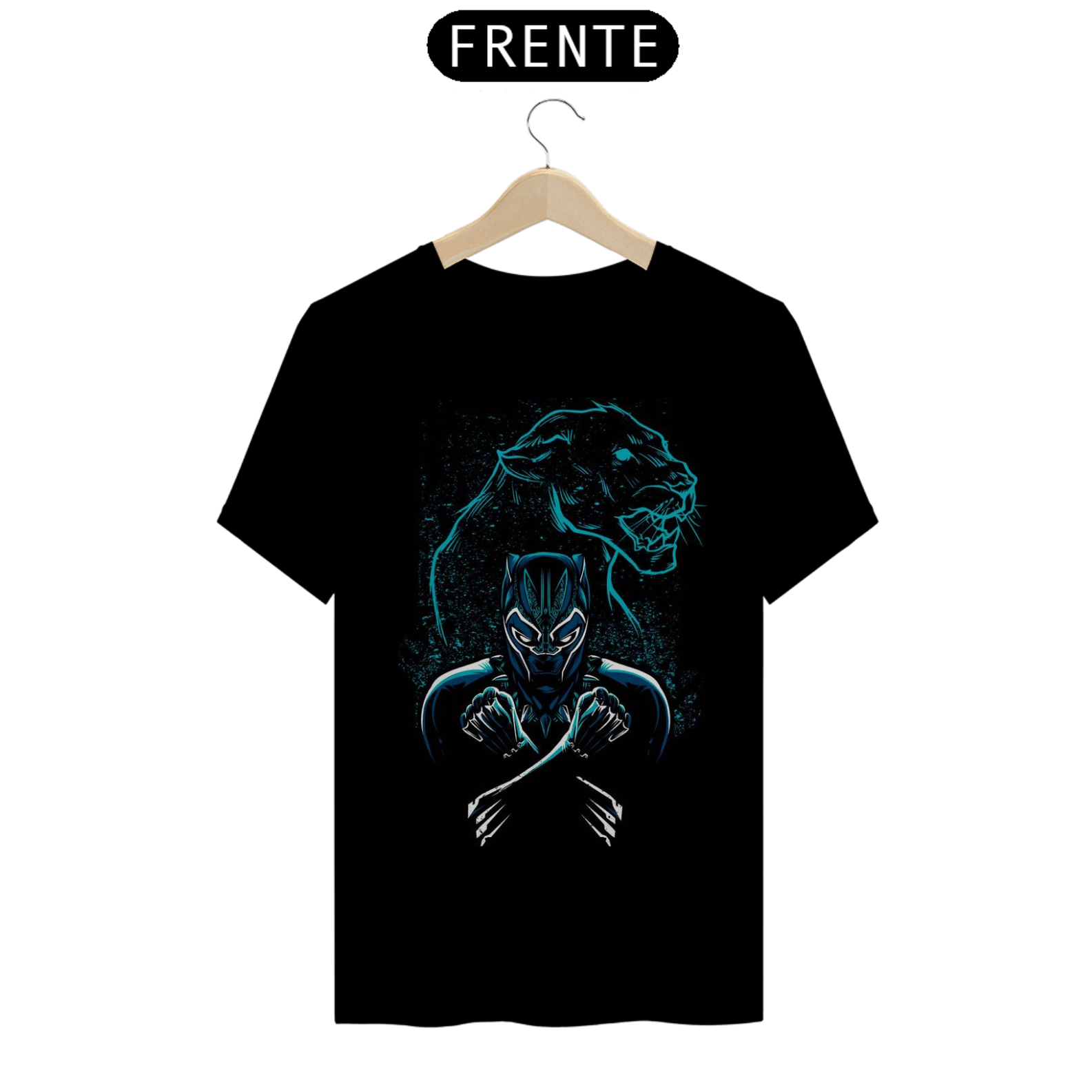 Camiseta Pantera negra wakanda pra sempre