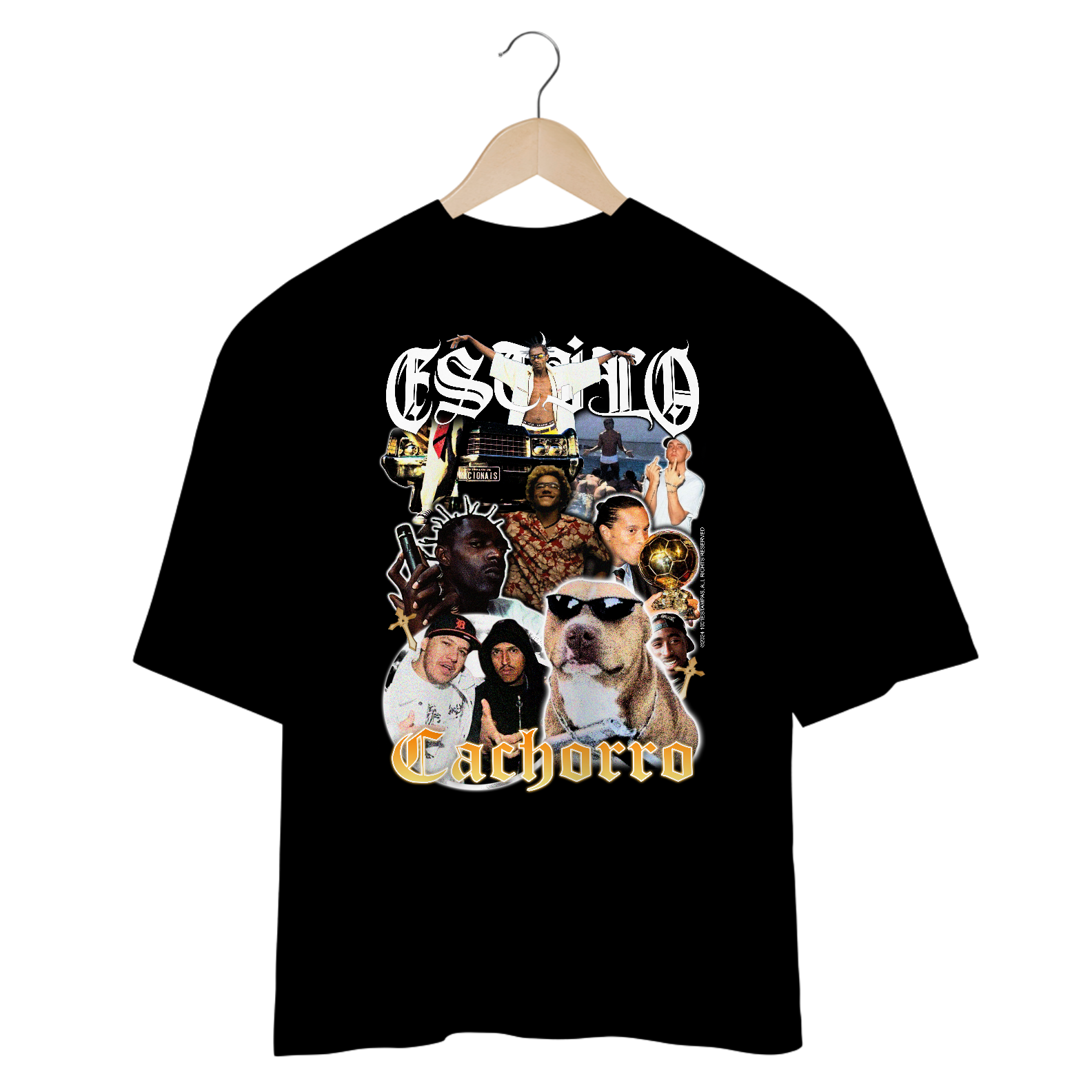 Camiseta Oversized -  Estilo Cachorro