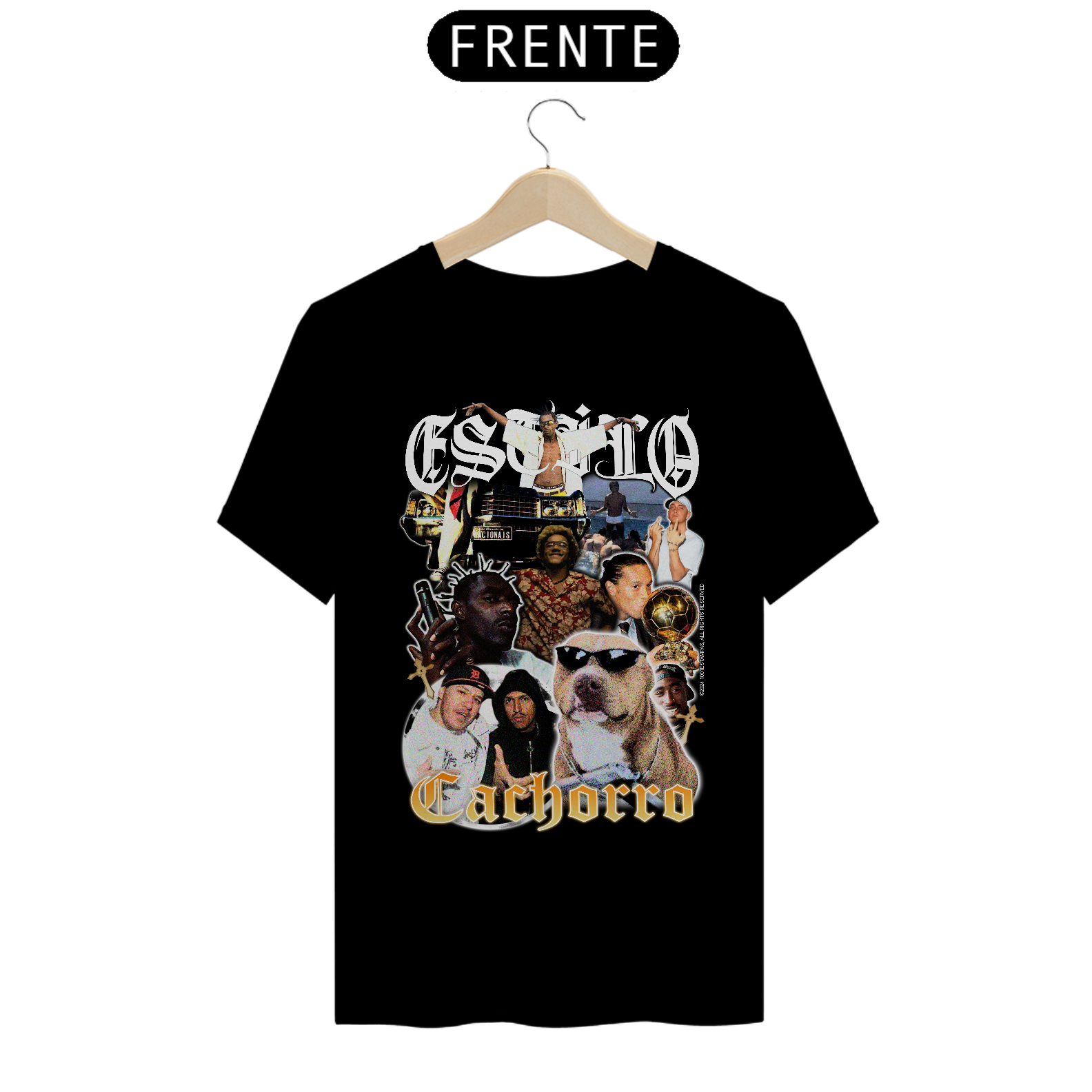 Camiseta Clássica -  Estilo Cachorro
