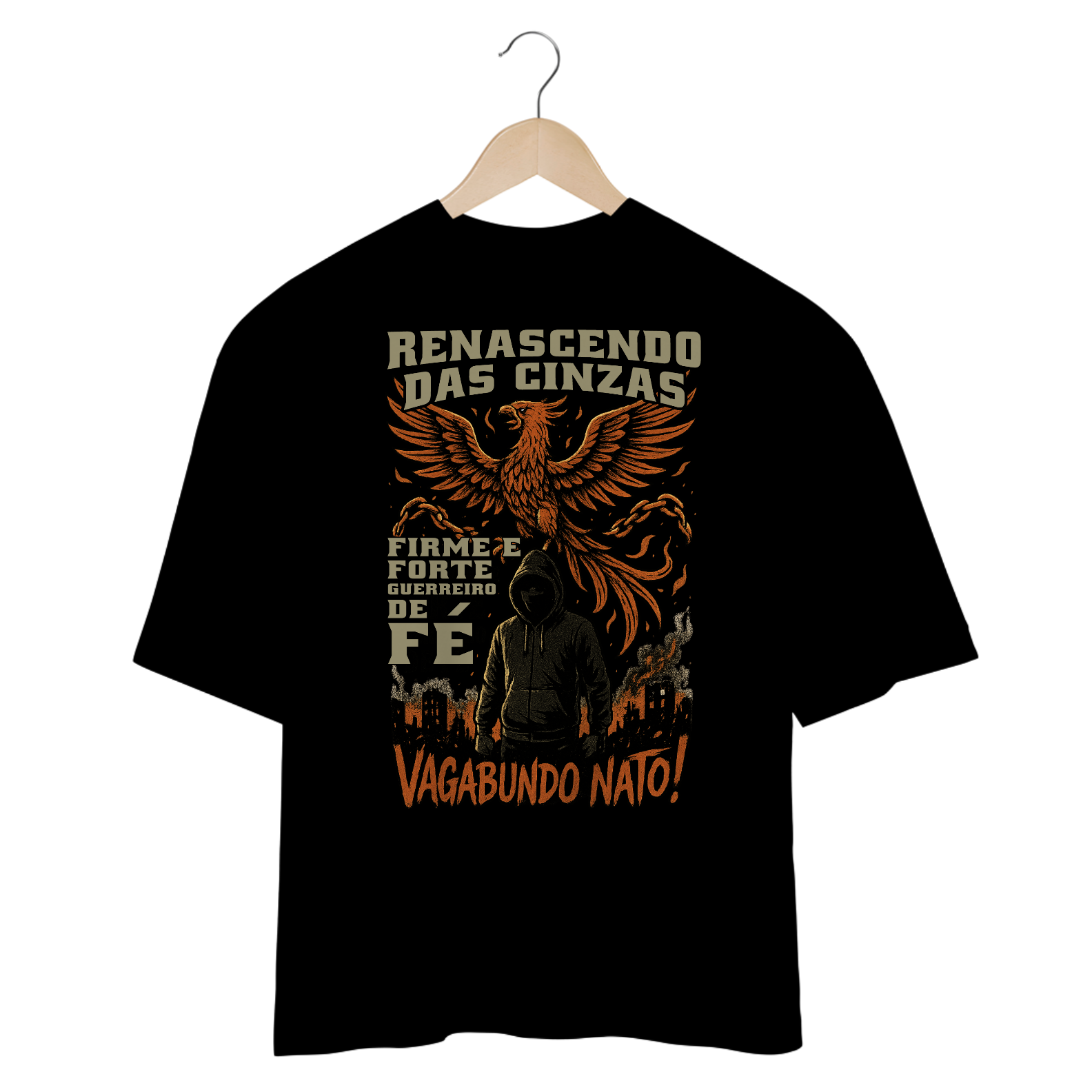 Camiseta Oversized - Renascendo das Cinzas