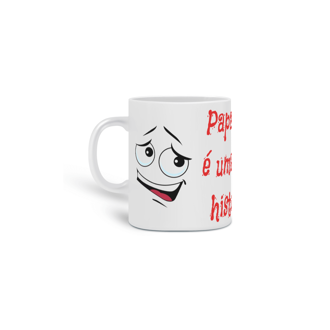 caneca de natal - frase é uma longa história