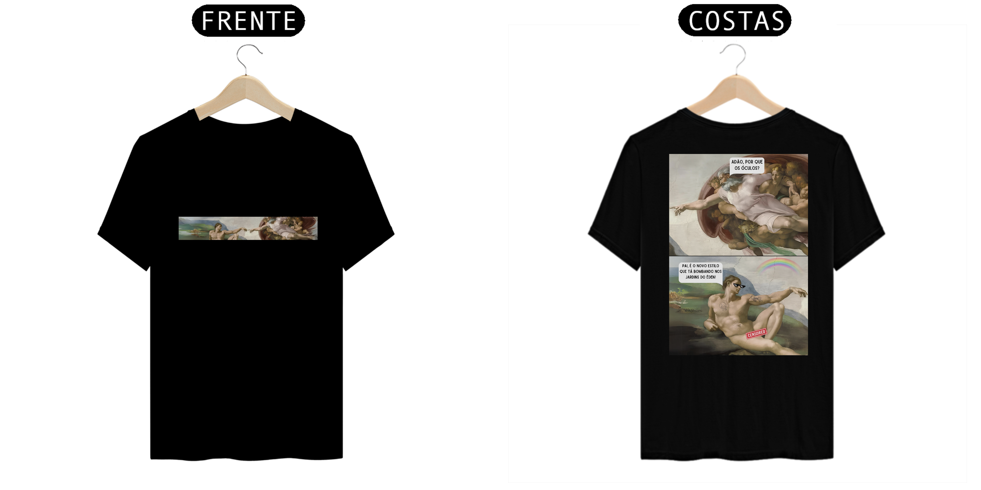 Nome do produto: Encontro de Adão com Deus, dias atuais...