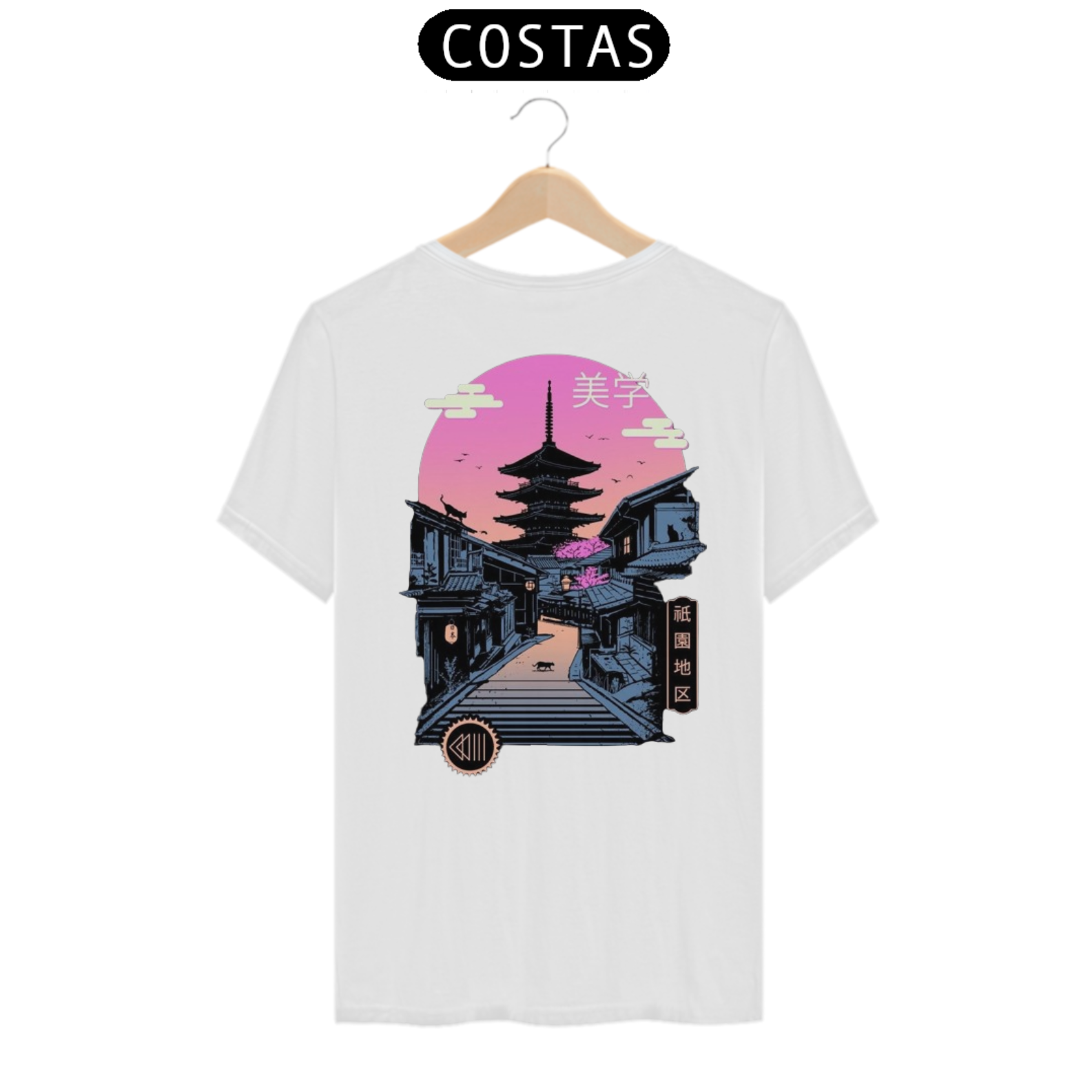 Camisa T-shirt classic Arte Japão 