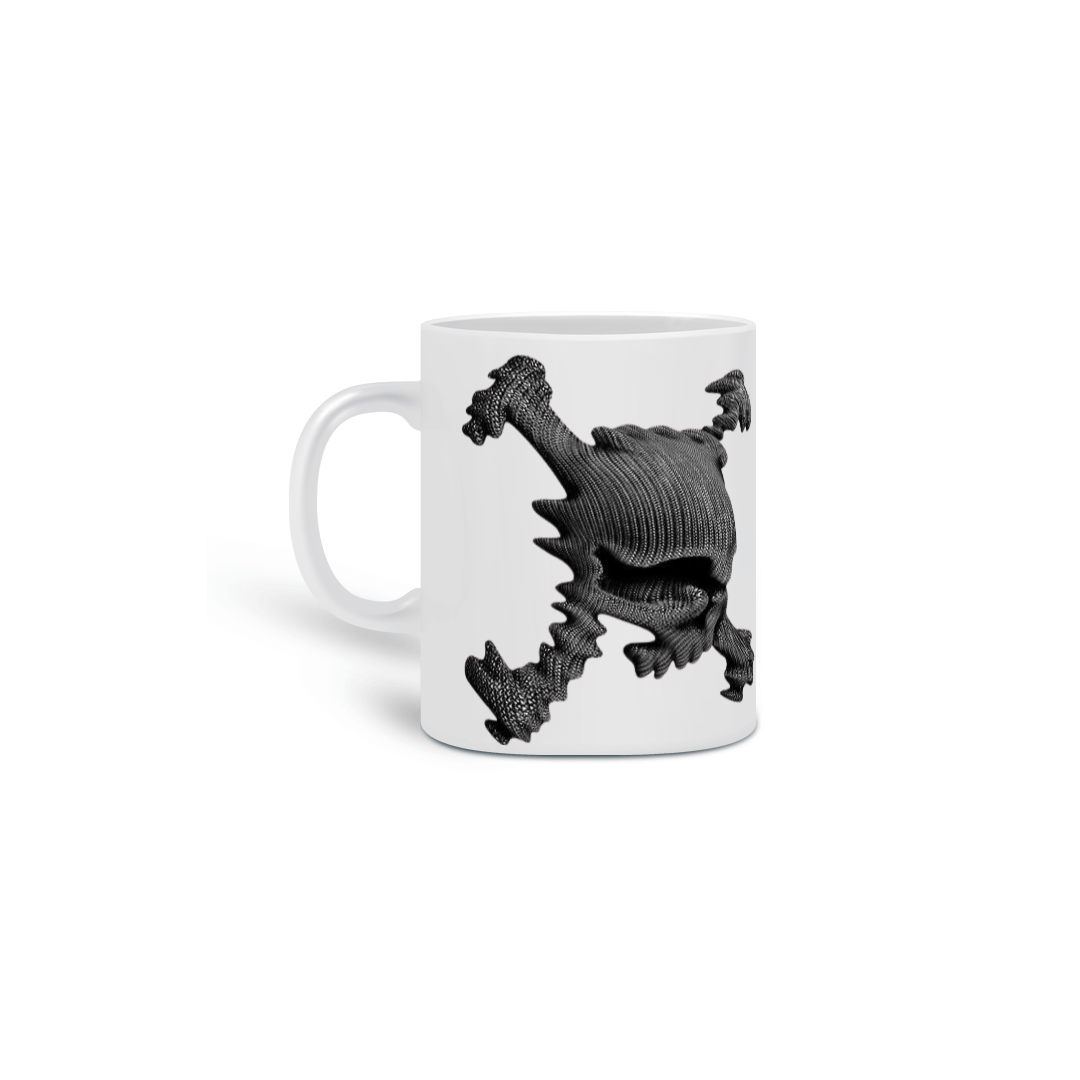 Nome do produto  Caneca SKULL CARBON FIBER