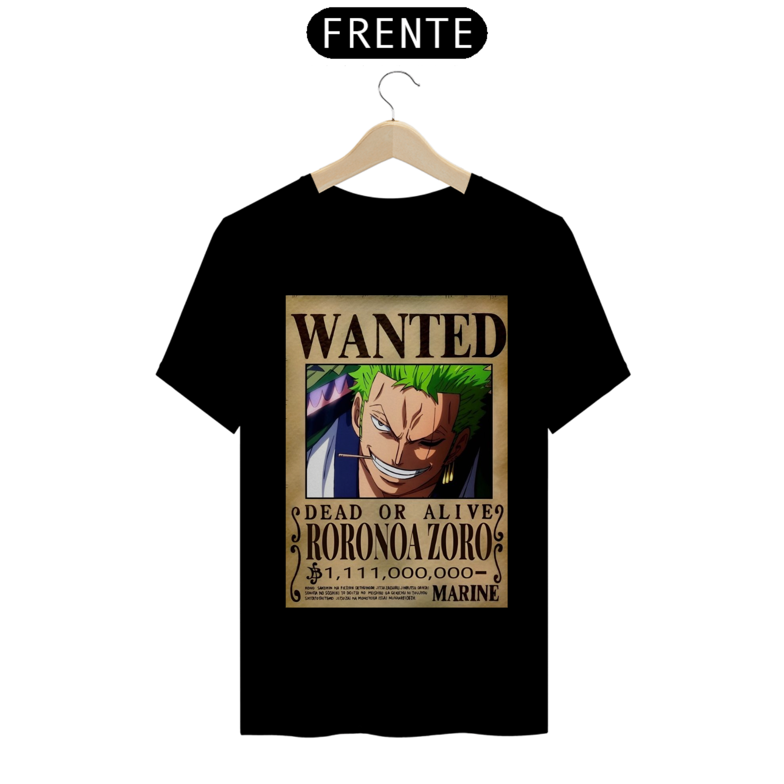 Camiseta Zoro / one peace