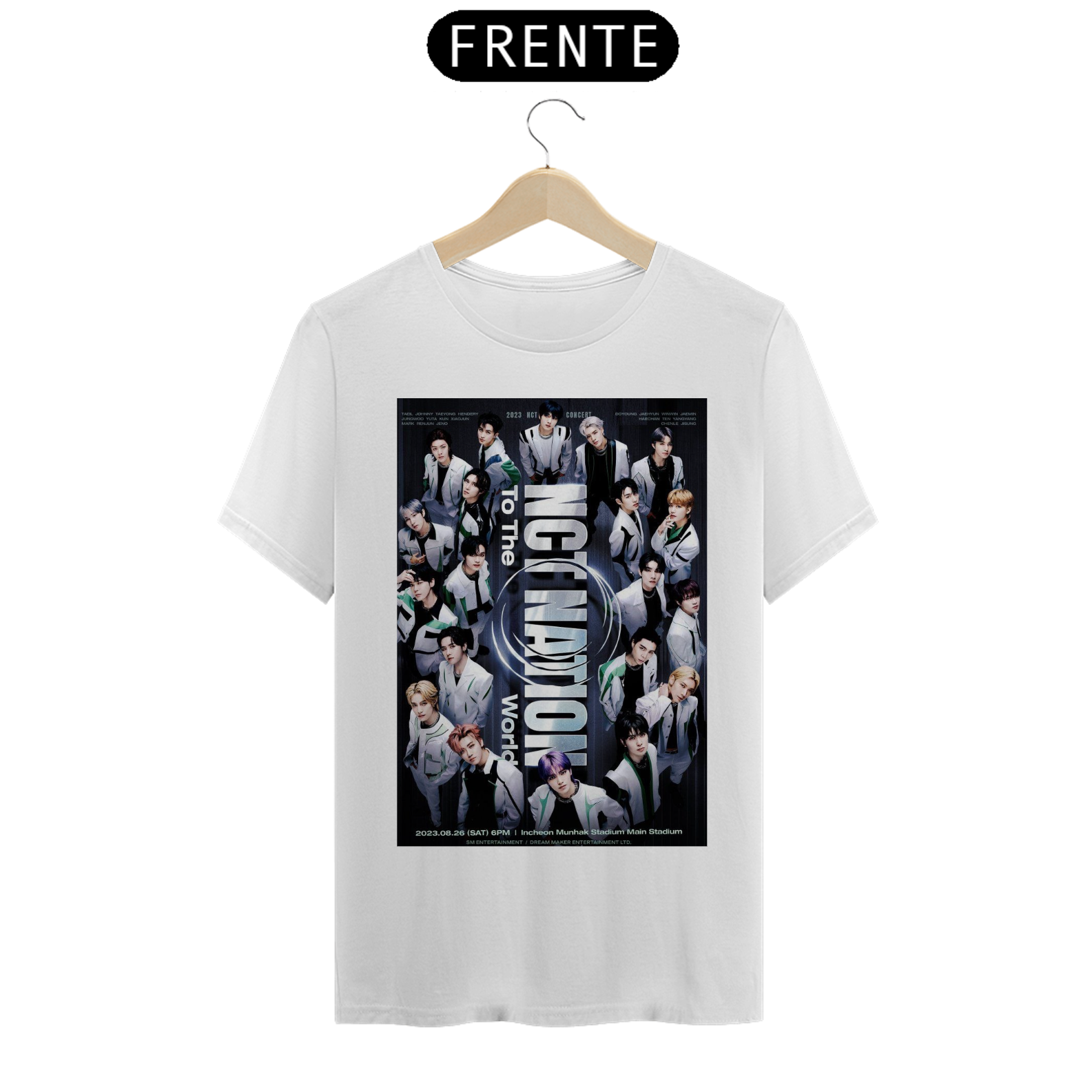 T-Shirt Classic Camisa básica NCT NATION 2023 em