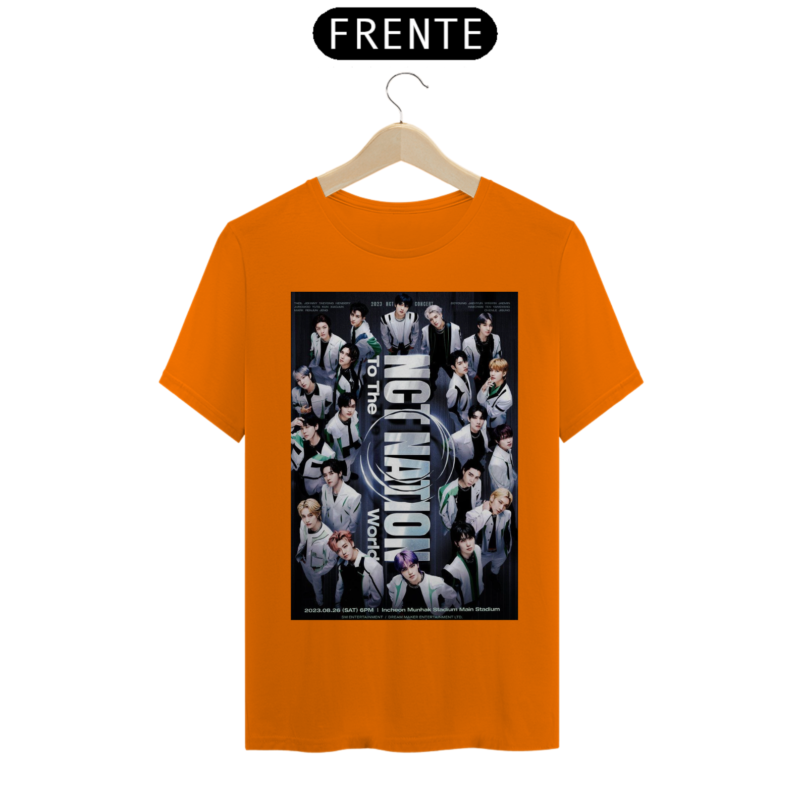 T-Shirt Classic Camisa básica NCT NATION 2023 em