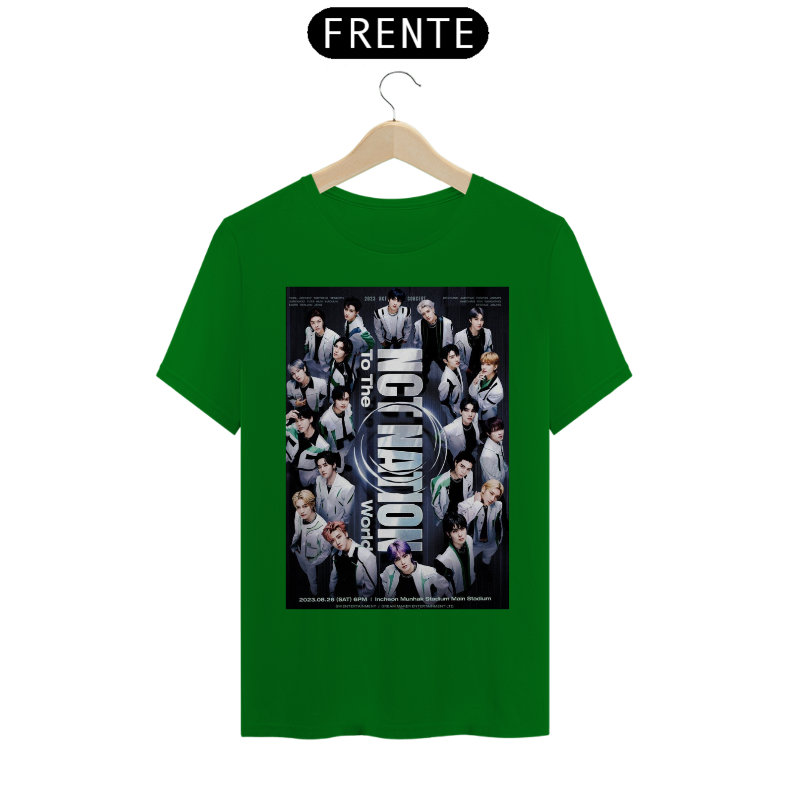 T-Shirt Classic Camisa básica NCT NATION 2023 em