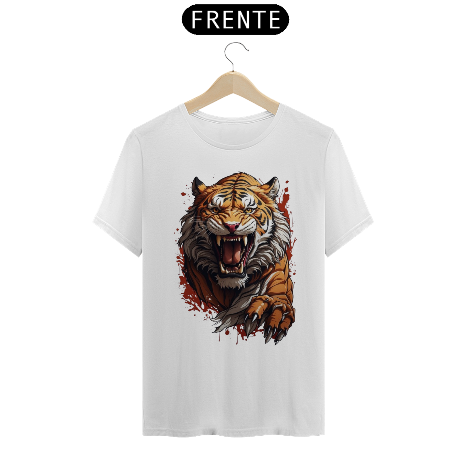 Nome do produto: Tigre aquarela masculina