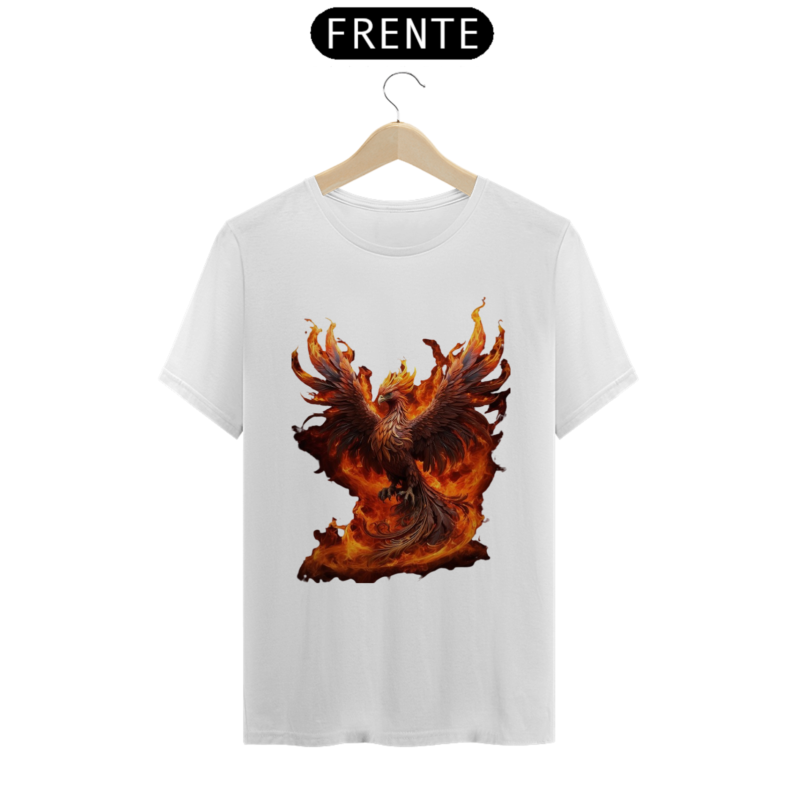 Nome do produto: Fênix em chamas masculina