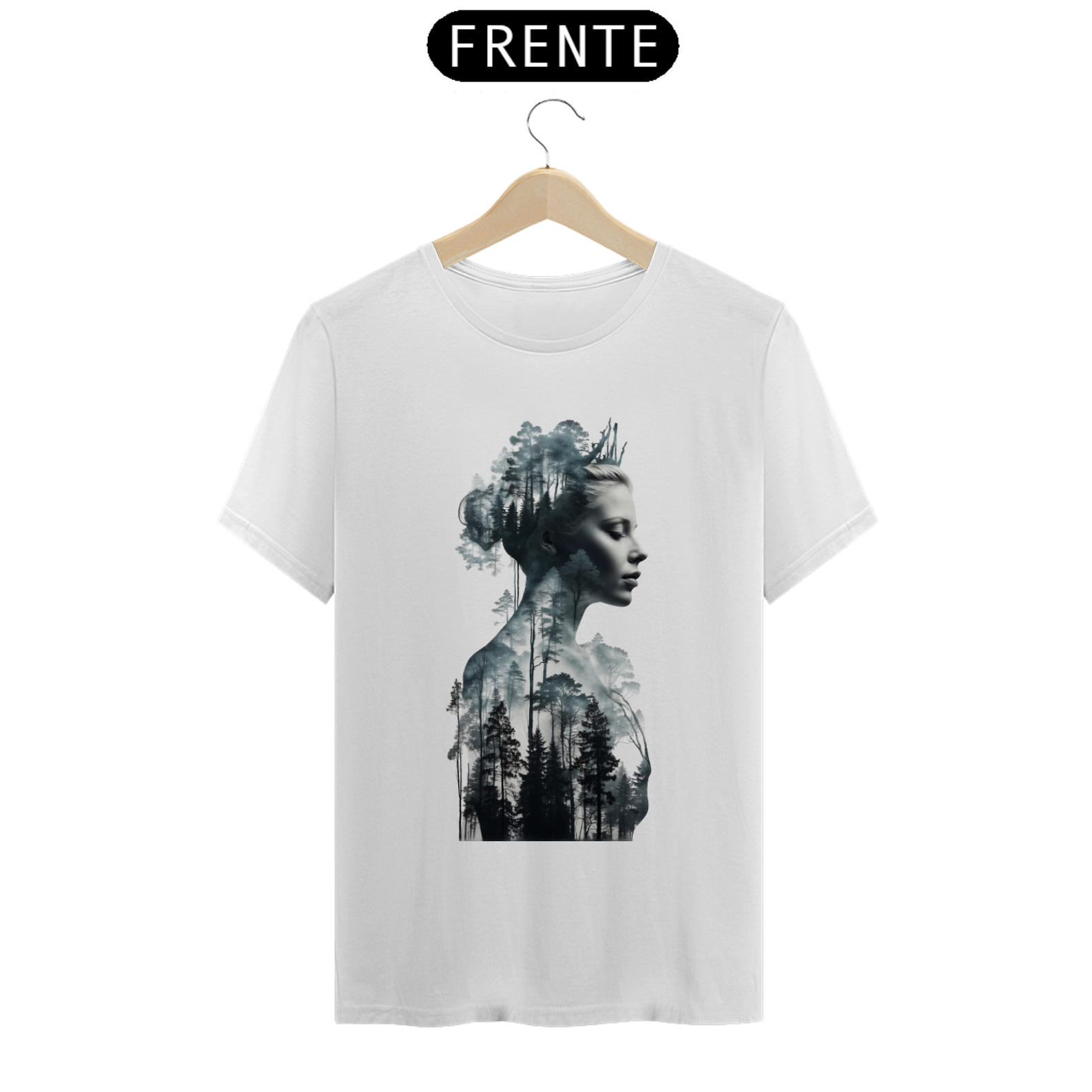 Espirito mãe natureza aquarela masculina