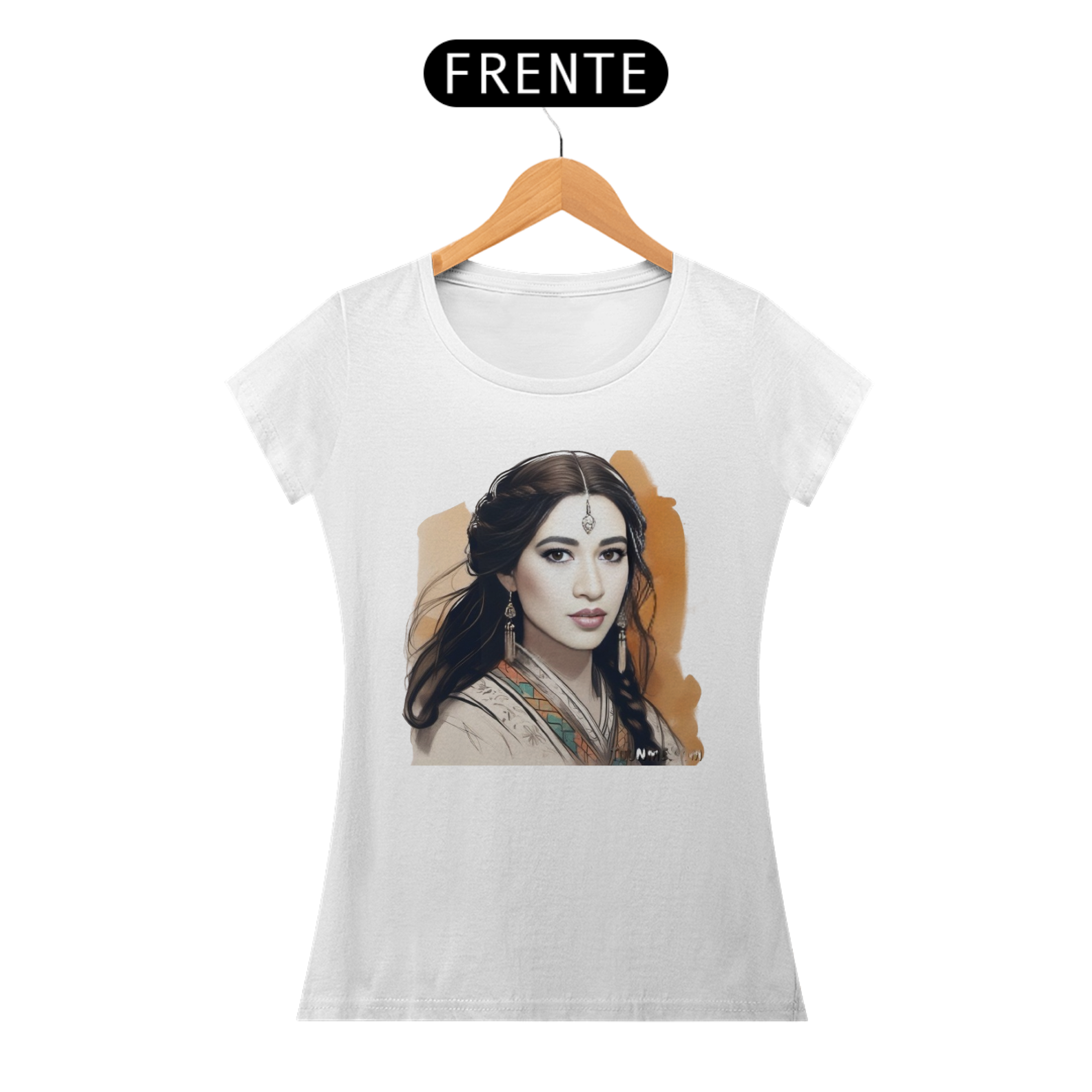 Baby Look Girl aquarela