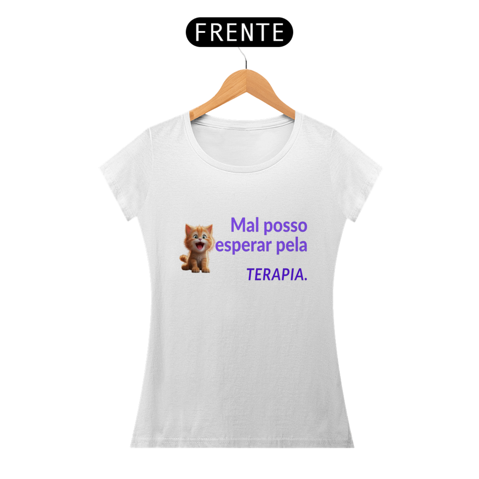 Baby Look Mal posso esperar pela terapia da Luna