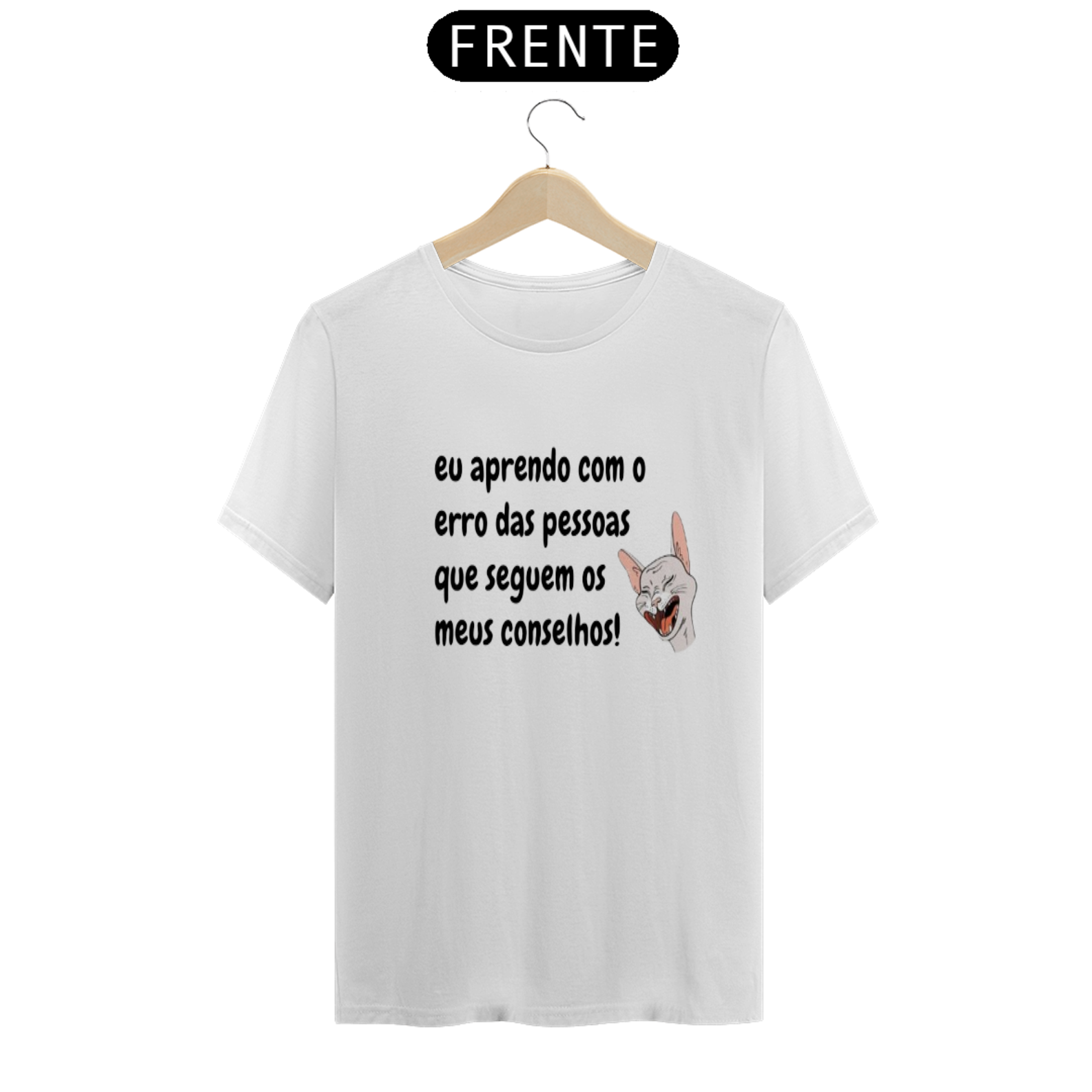 Camiseta Eu Aprendo Com os Erros da Luna
