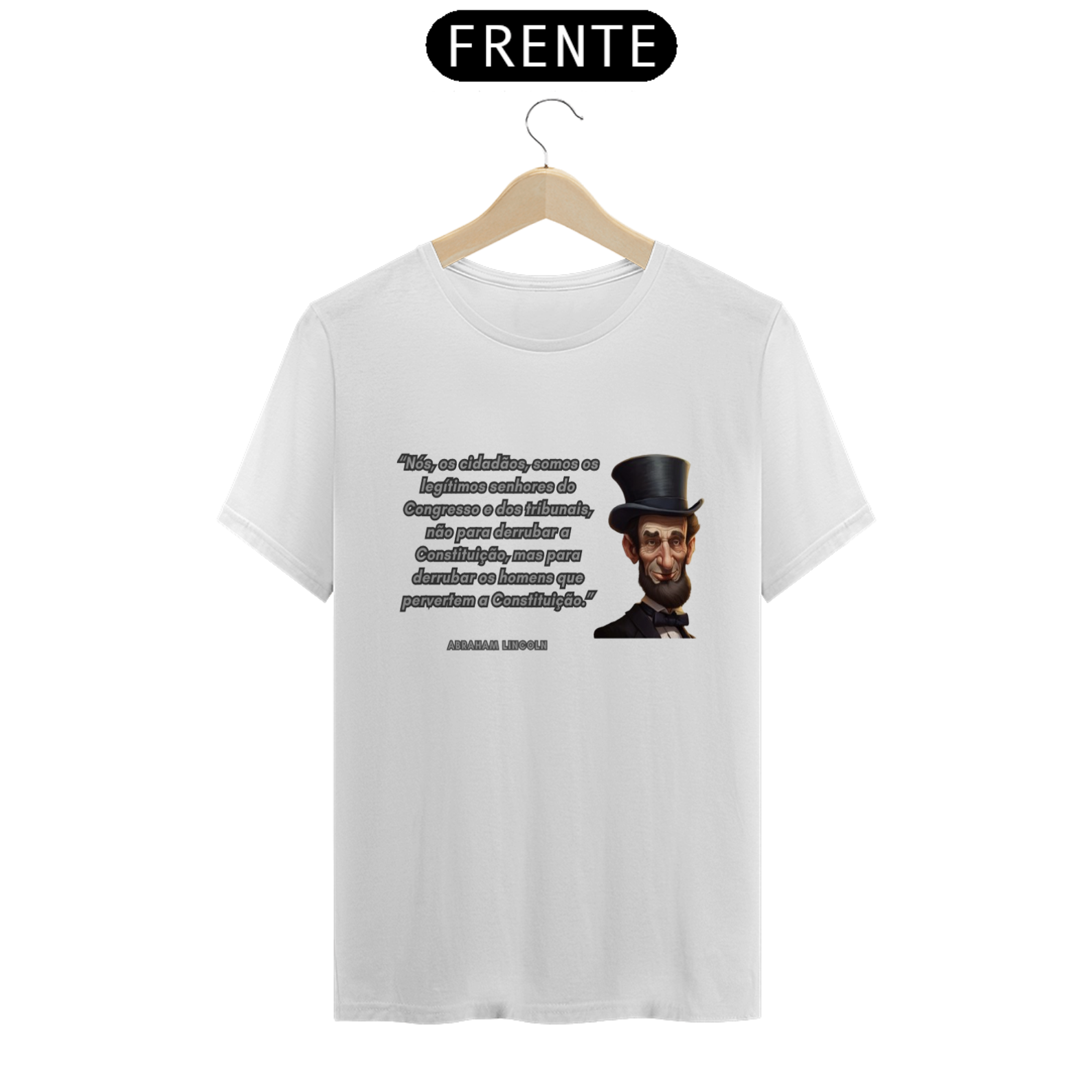 Camiseta Abraham Lincoln da Luna
