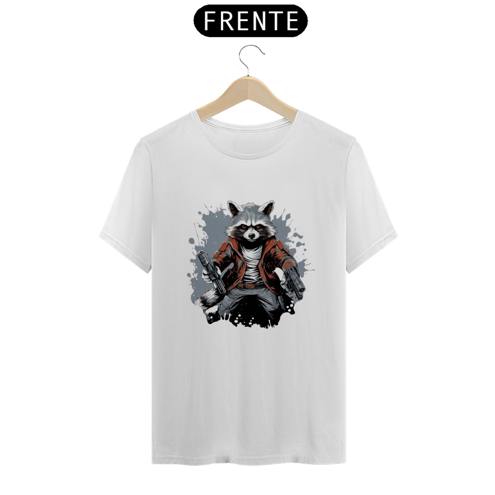 Camiseta Rocket Racoon da Luna