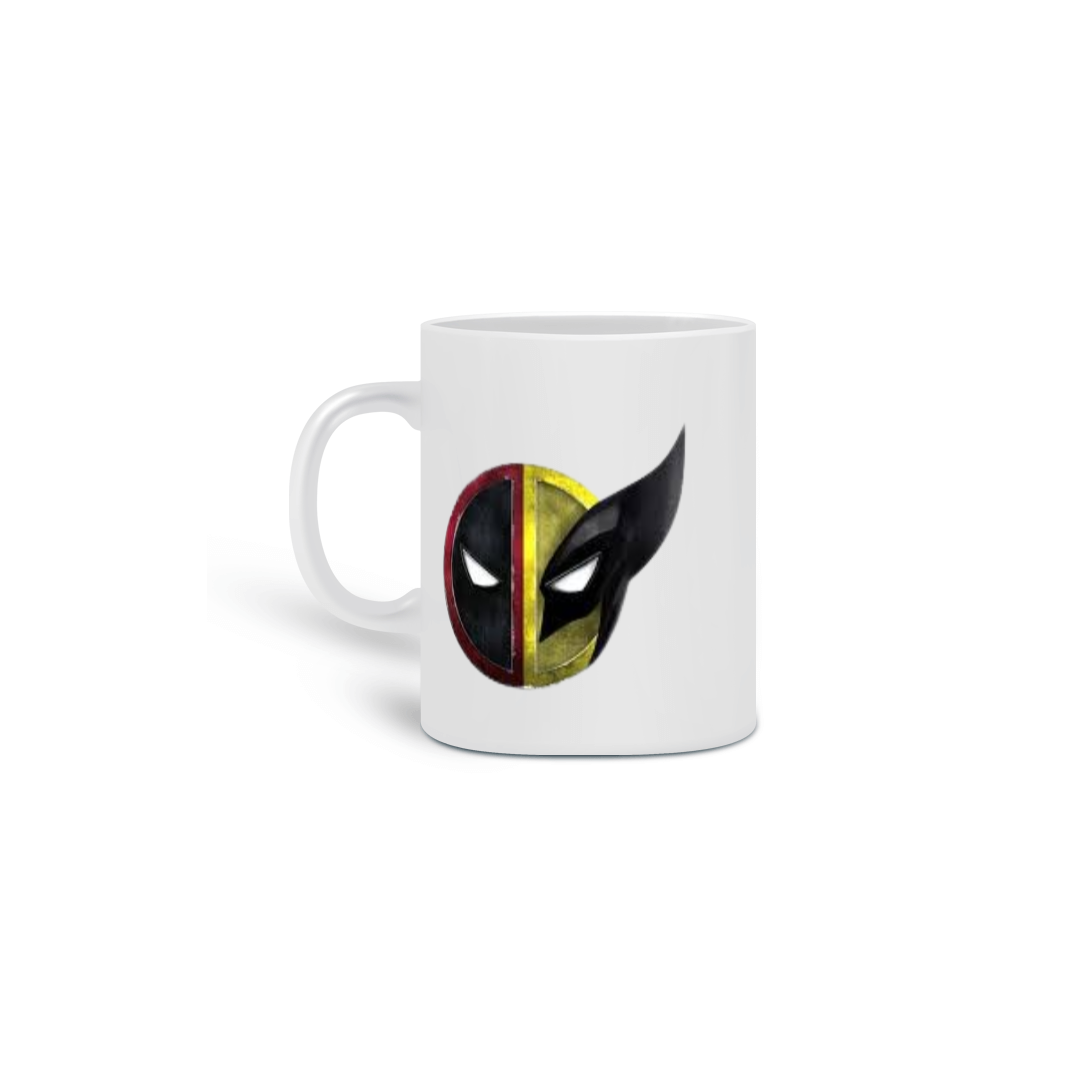 Caneca Deadpool e Wolverine