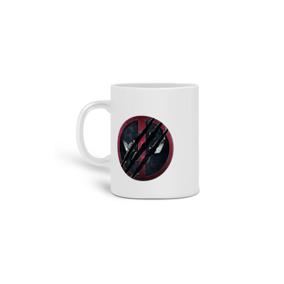 Caneca Deadpool garras Wolverine