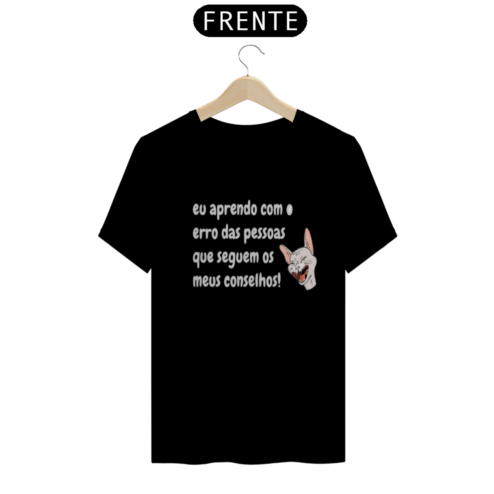 Camiseta Eu Aprendo com O Erro da Luna