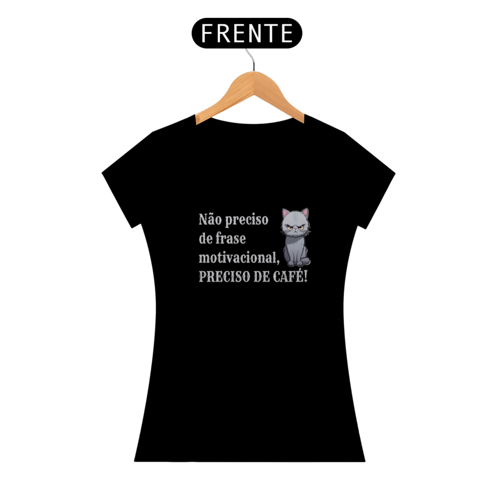 Baby Look Preciso de Café da luna