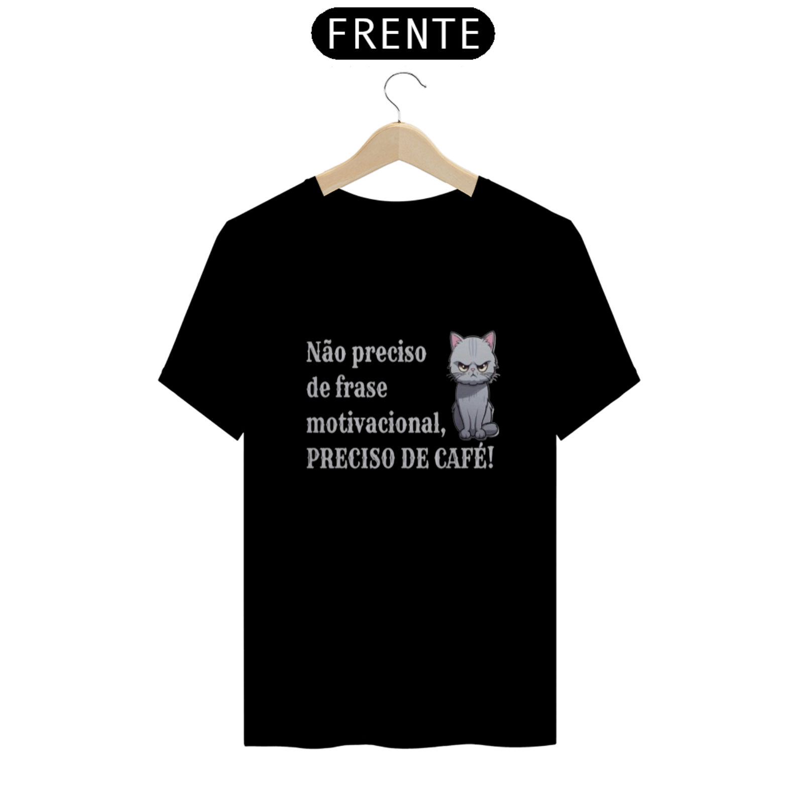 Camiseta Preciso de Café da Luna