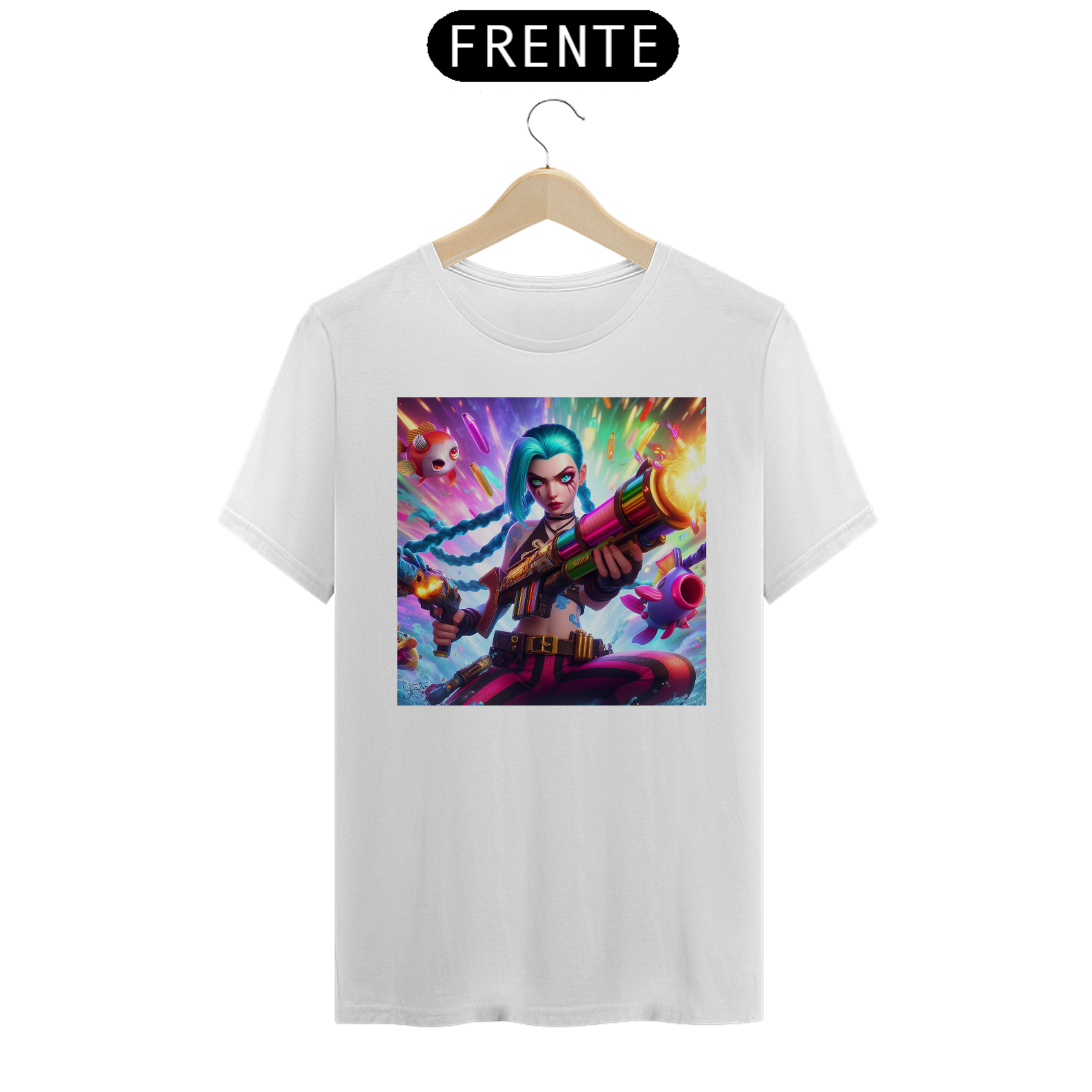 Camiseta IAmage - Jinx - League of Legends