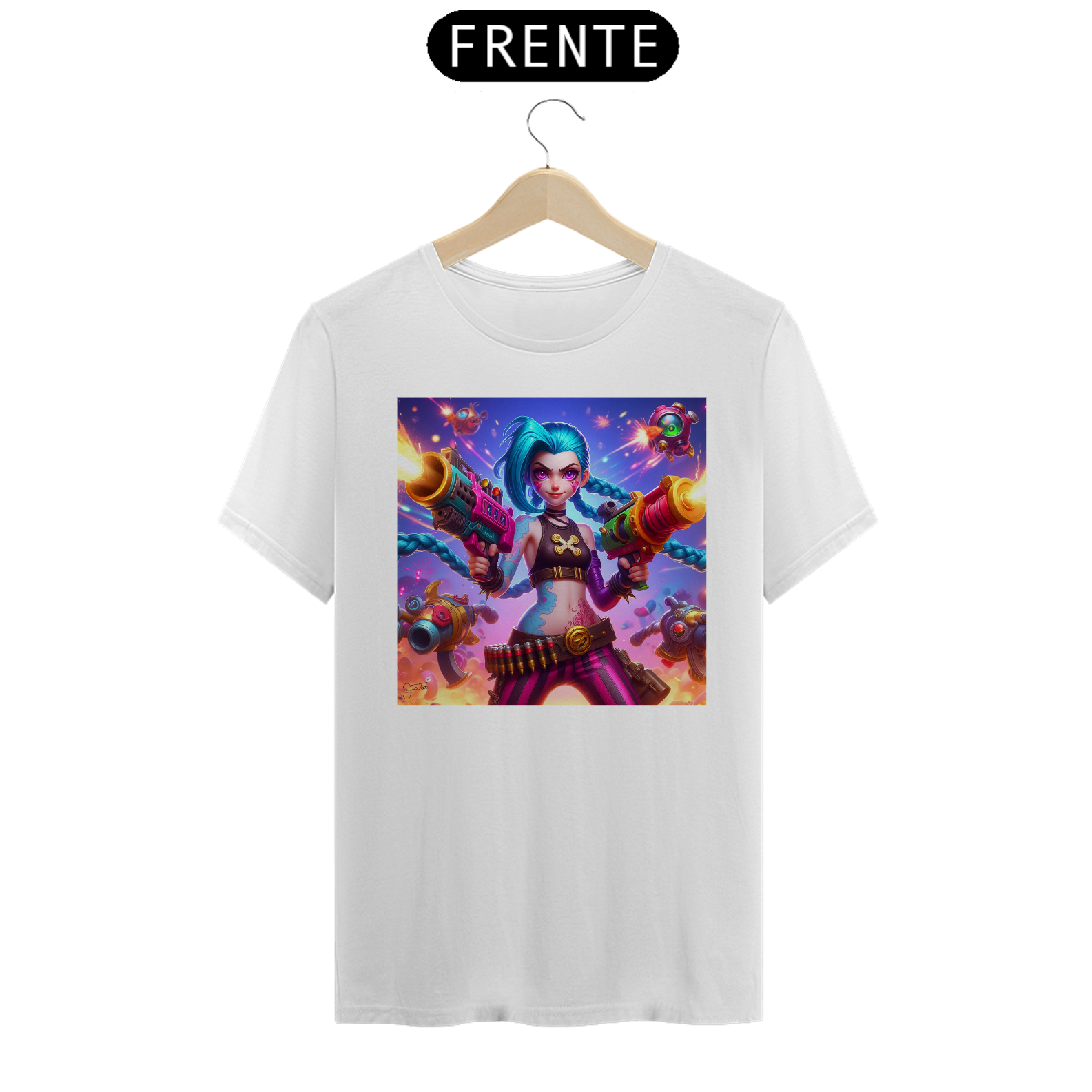 Camiseta IAmage - Jinx - League of Legends