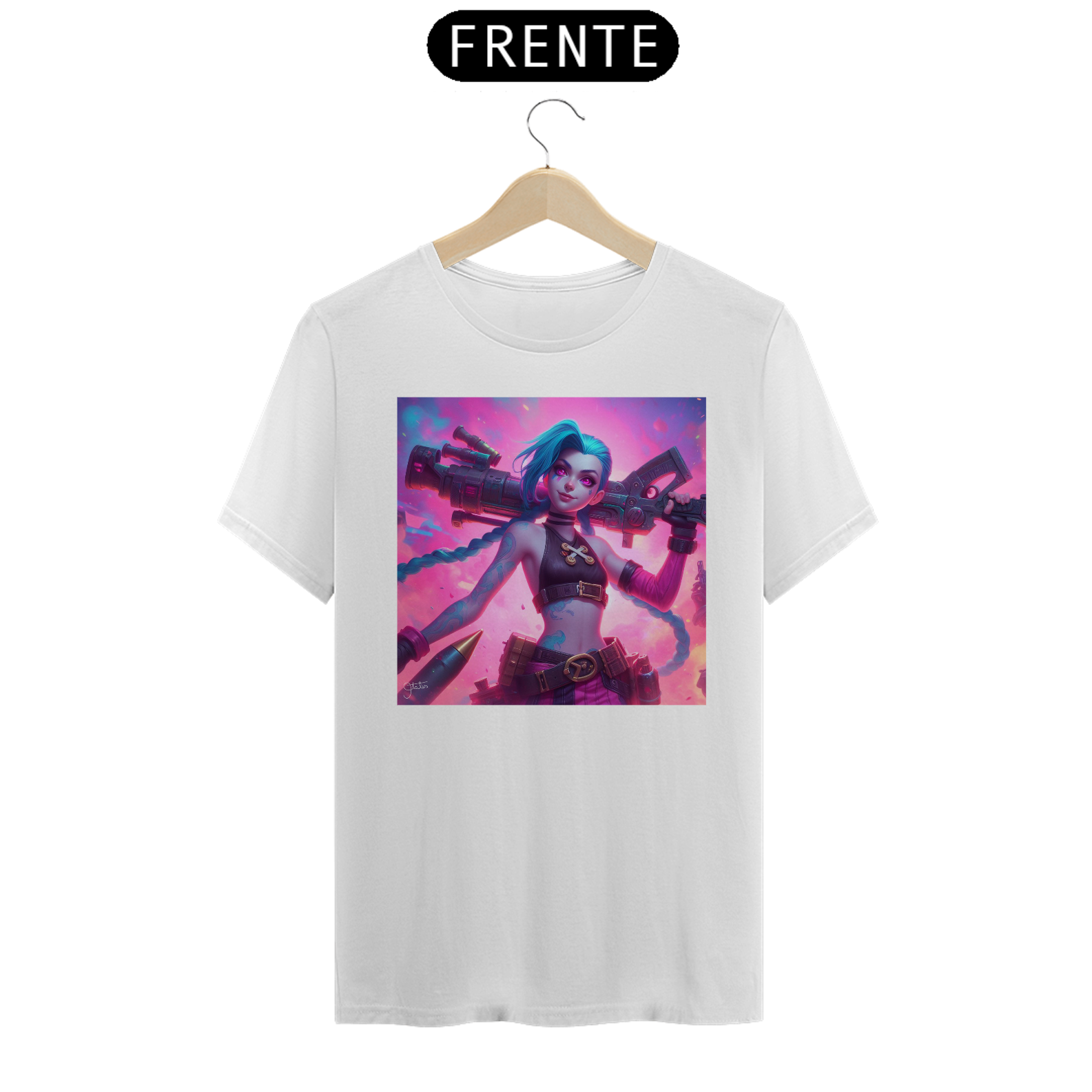 Camiseta IAmage - Jinx - League of Legends