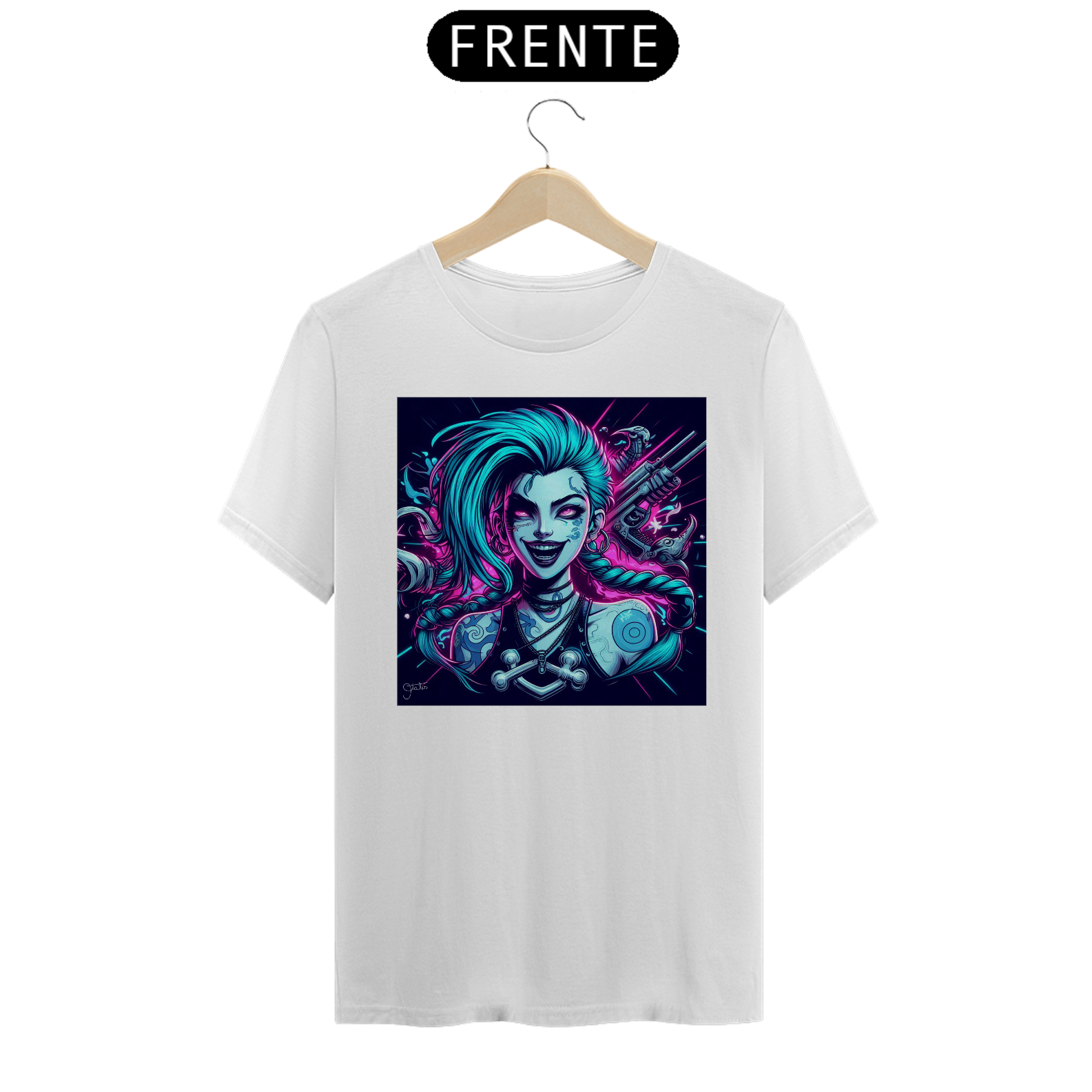 Camiseta IAmage - Jinx - League of Legends