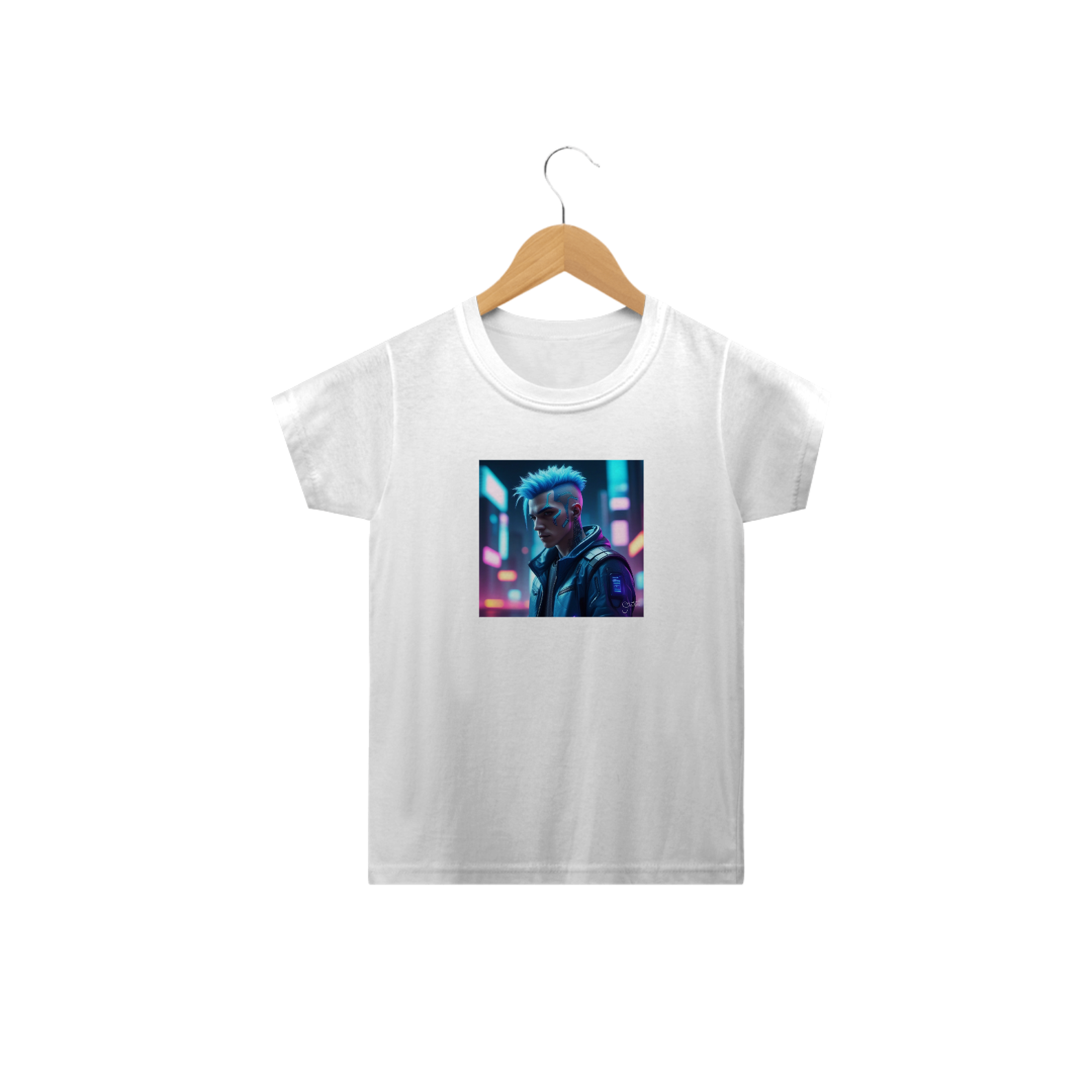 Camiseta IAmage Infantil - Cyberpunk