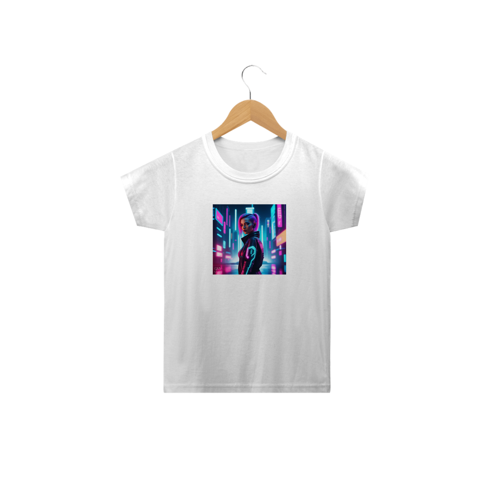 Camiseta IAmage Infantil - Cyberpunk