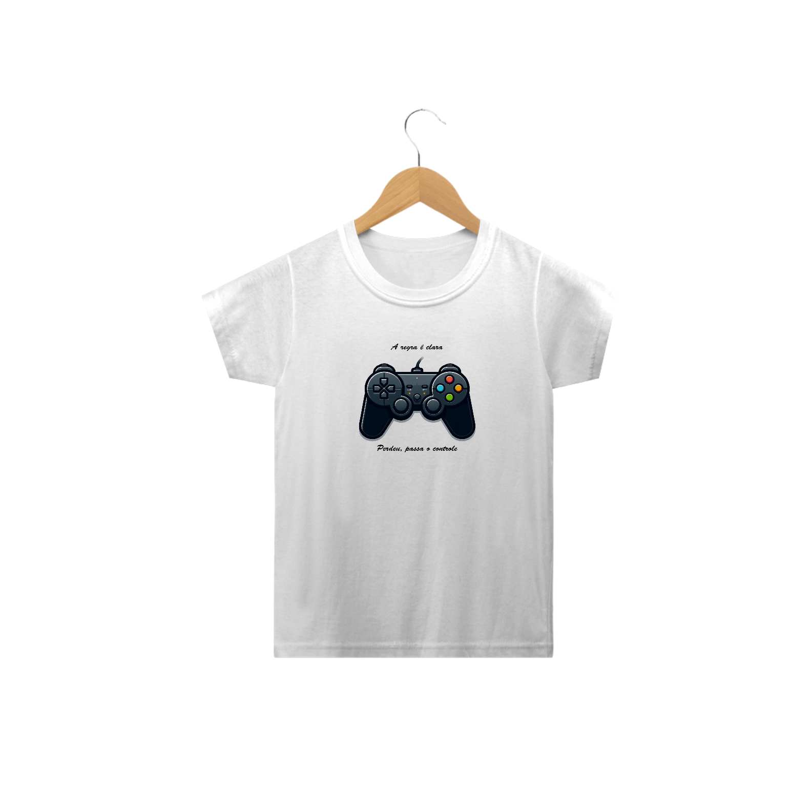 Camiseta IAmage Infantil - Regra Gamer