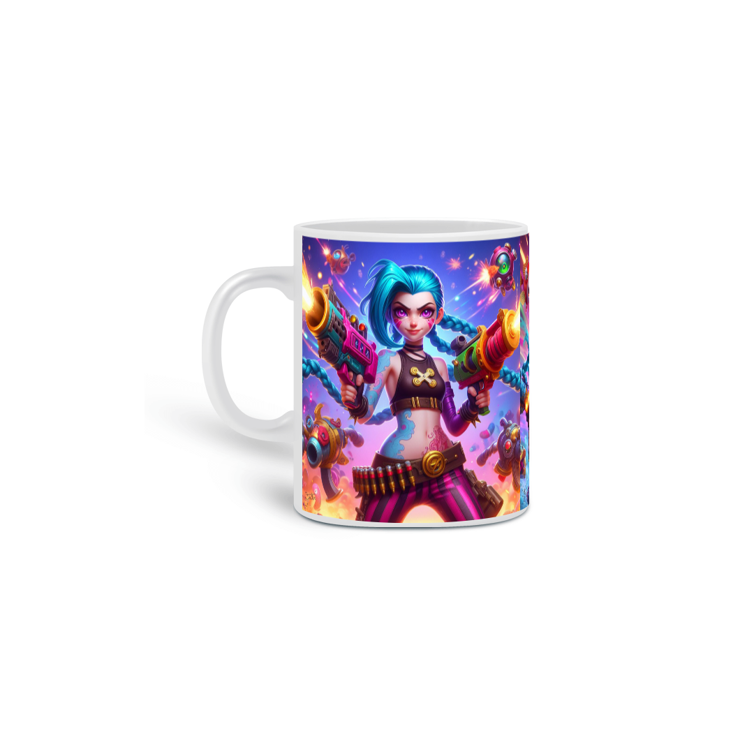 Caneca IAmage - Jinx - League of Legends