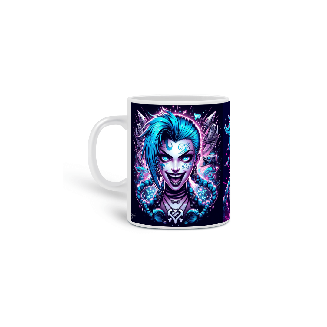 Caneca IAmage - Jinx - League of Legends