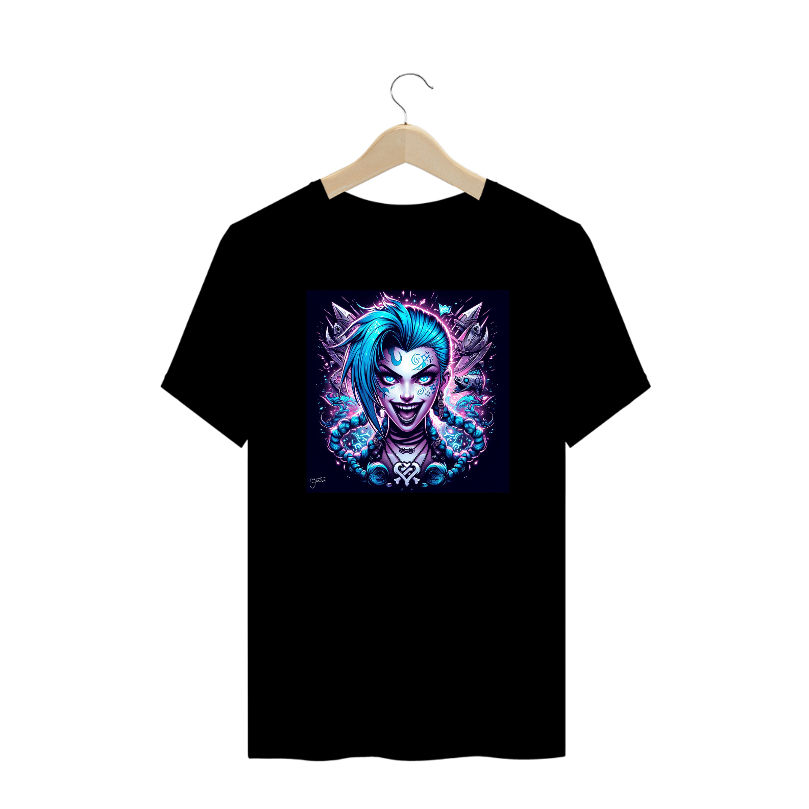 Camiseta IAmage Plus Size - Jinx - League of Legends