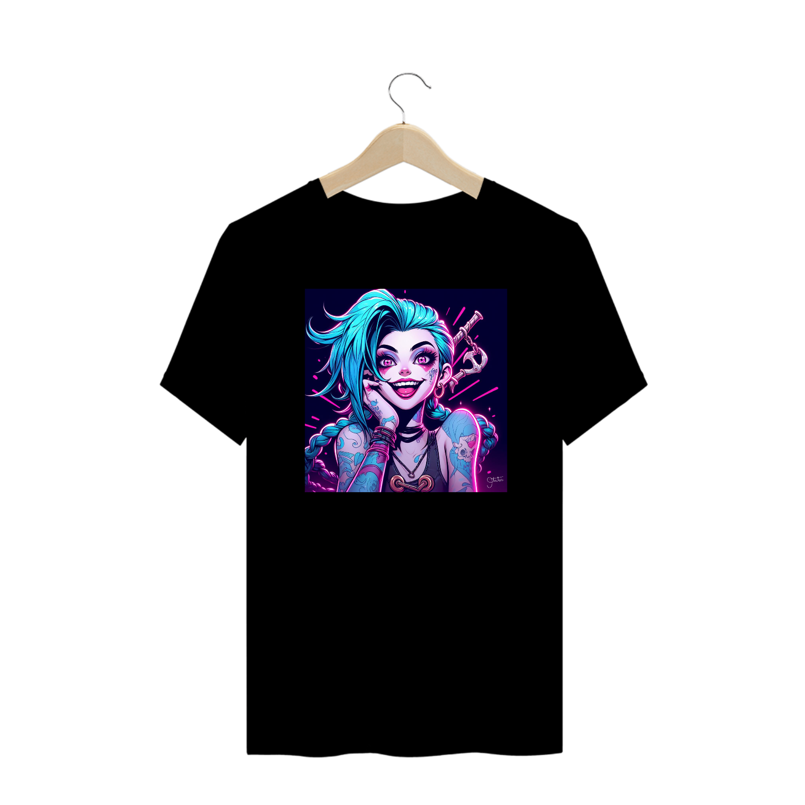 Camiseta IAmage Plus Size - Jinx - League of Legends