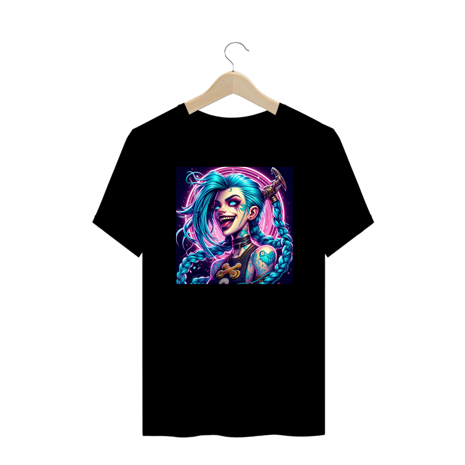 Camiseta IAmage Plus Size - Jinx - League of Legends