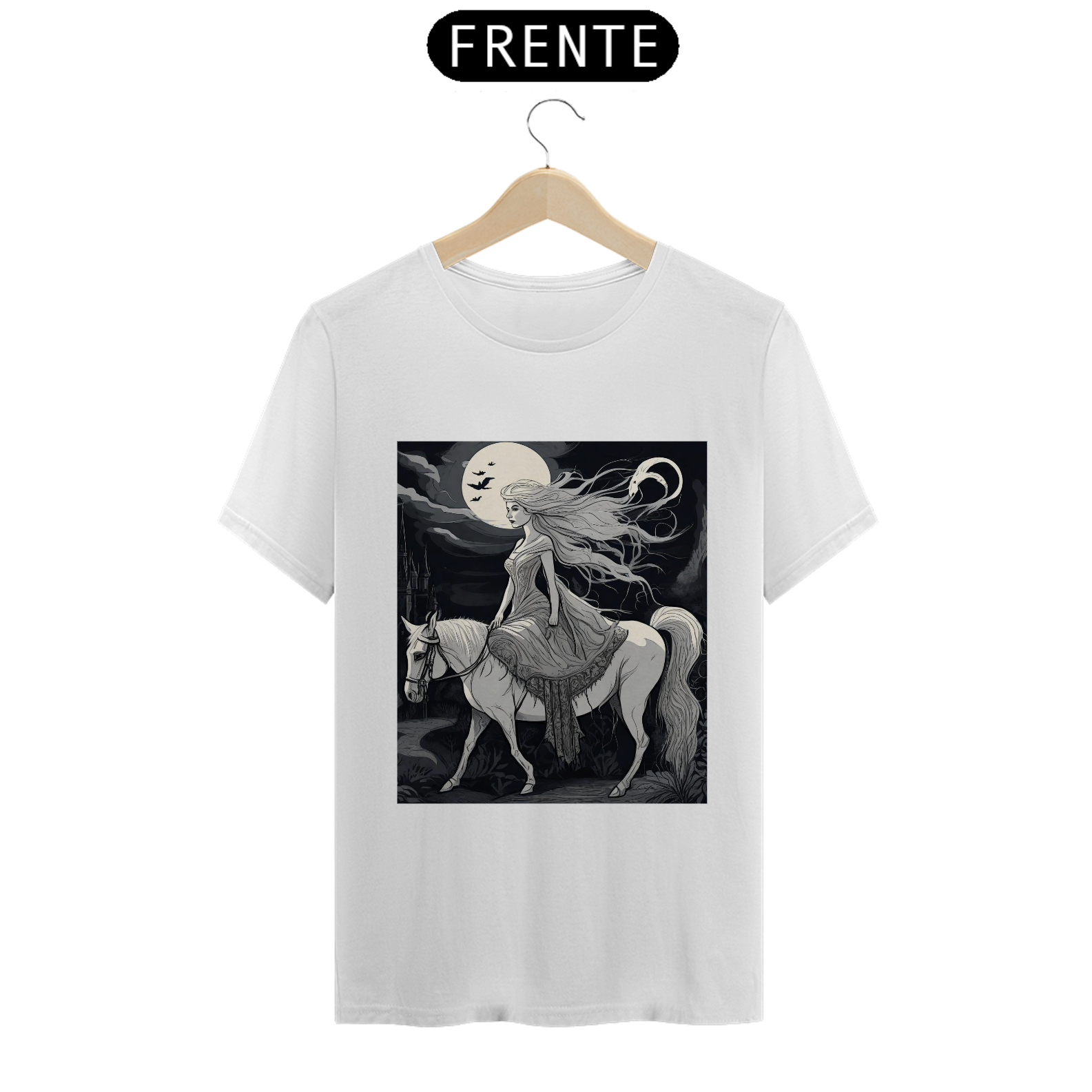 Nome do produto: CAMISA T-SHIRT WITCHER WHITE