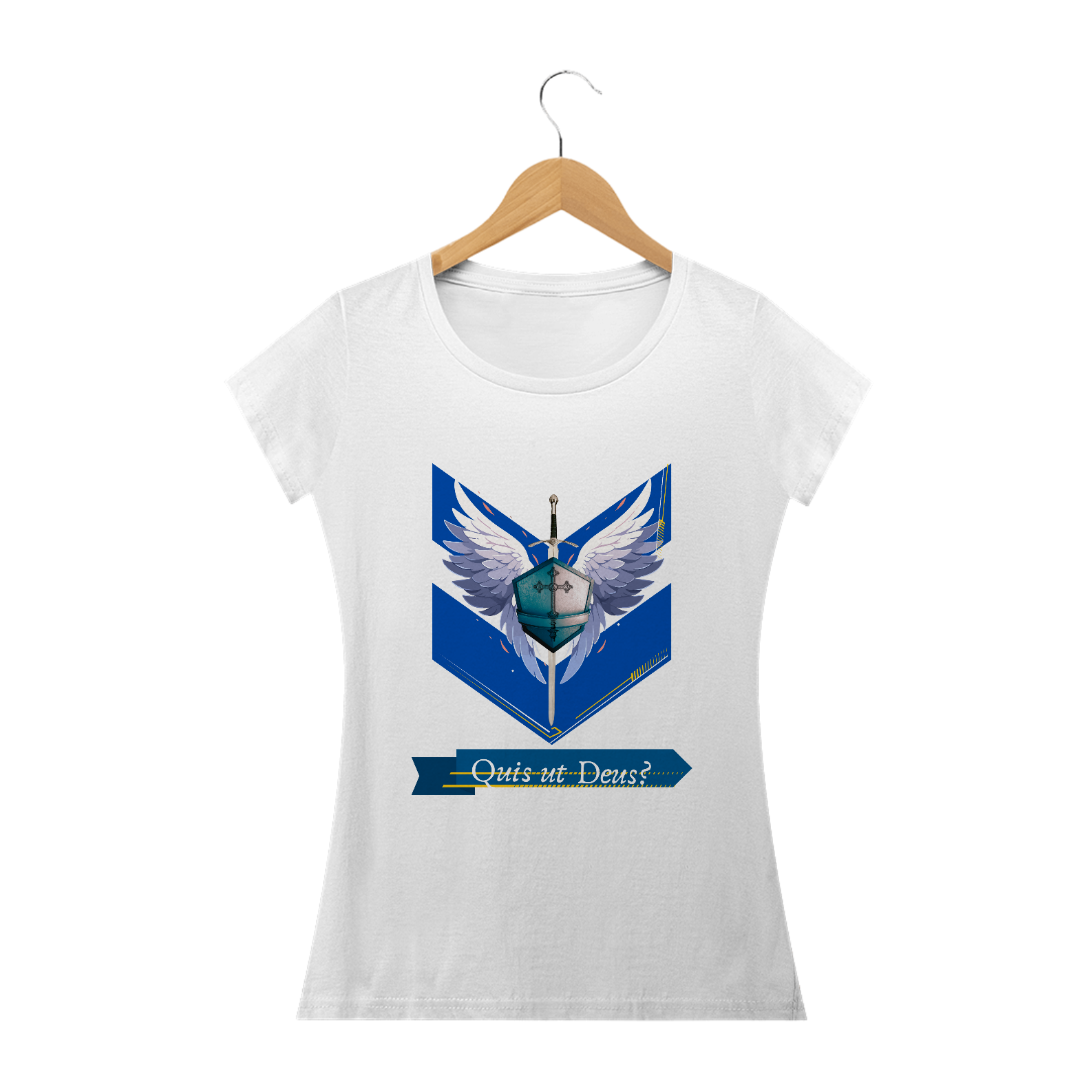 Camiseta Classic Quis ut Deus? Feminina
